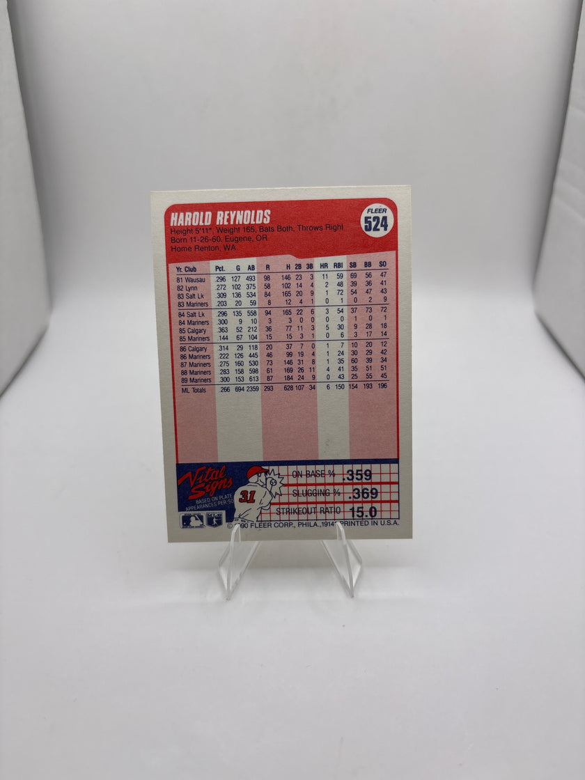 Fleer Harold Reynolds