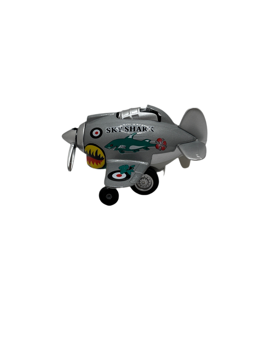 Junye Toys Sky Shark Diecast Silver