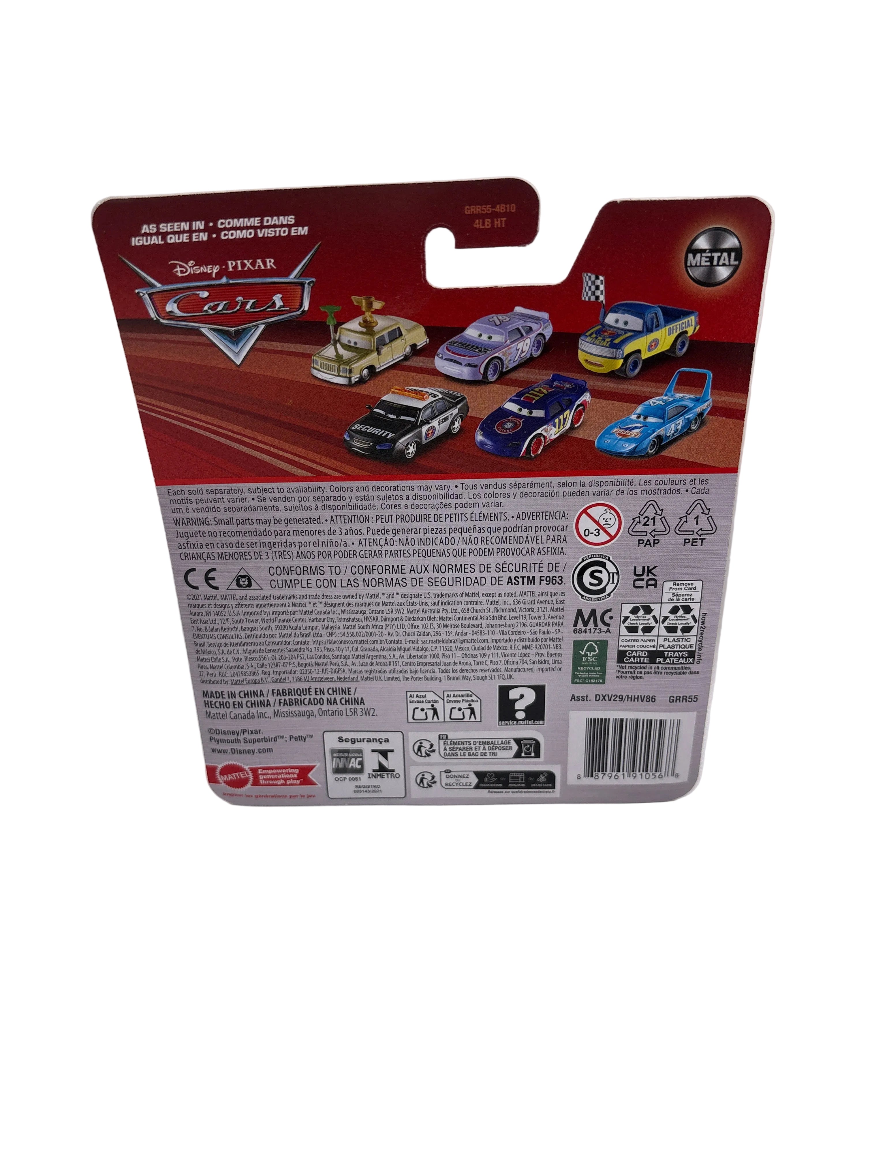 Disney Pixar Cars Todd Marcus red