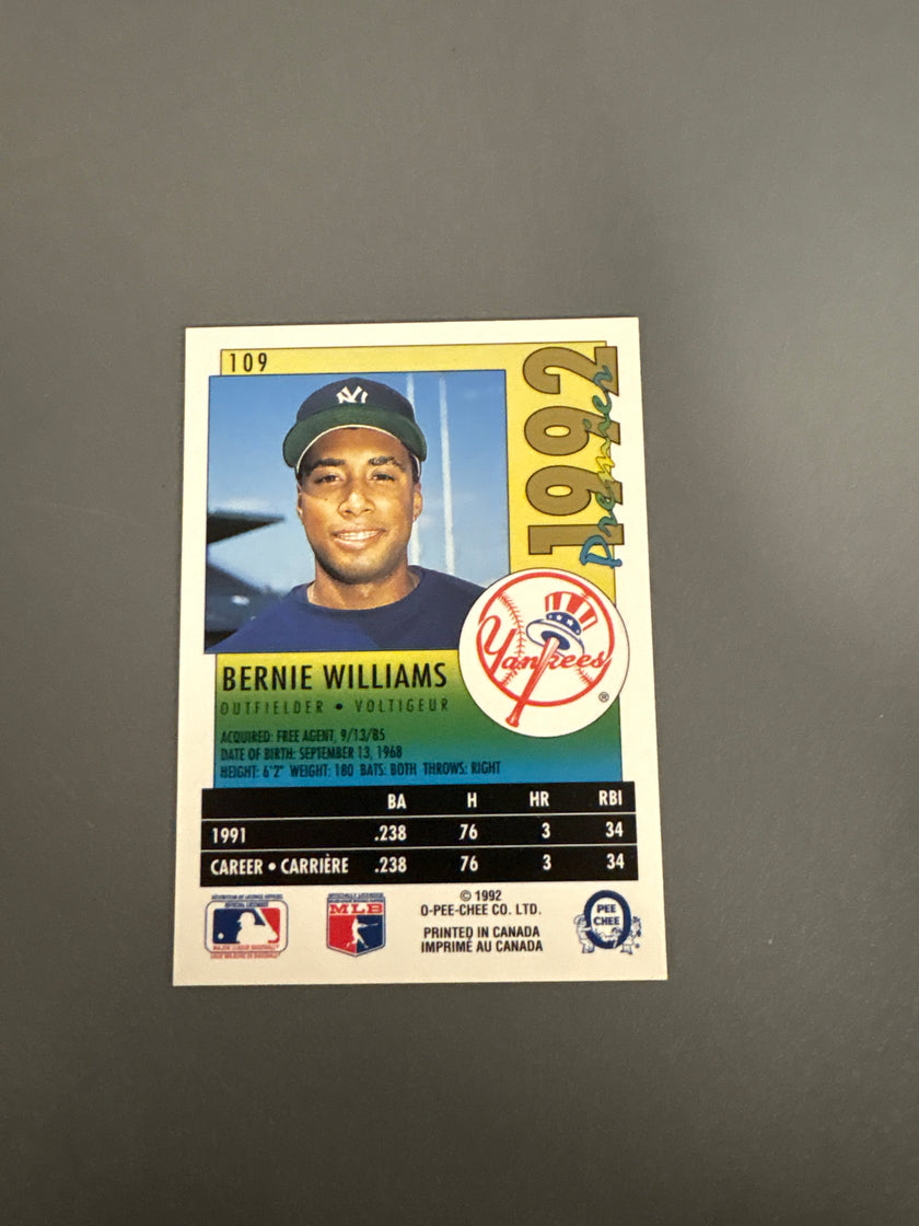 Premier Bernie Williams