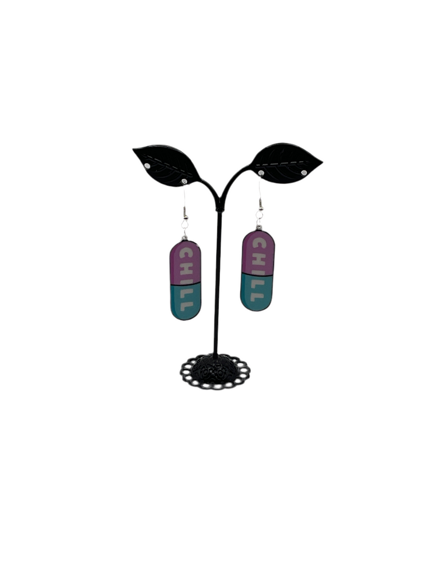 Chill Pill Earrings 2