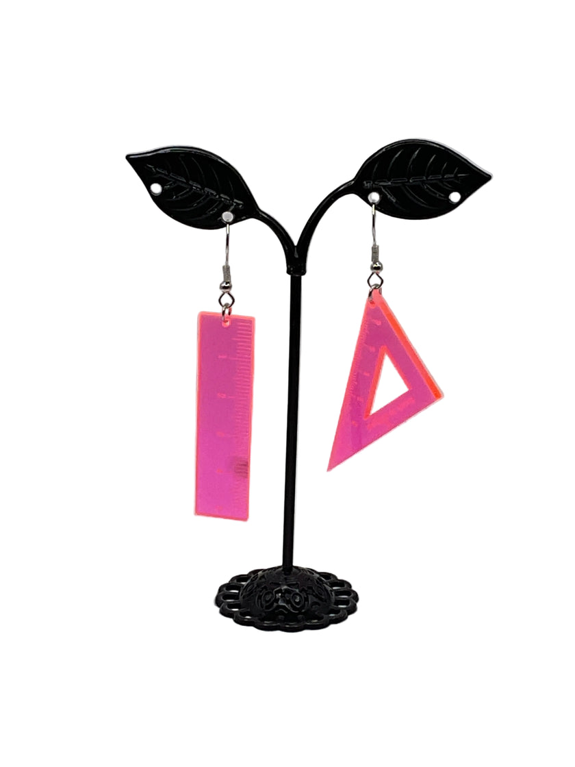 Trigon and Ruler Earrings