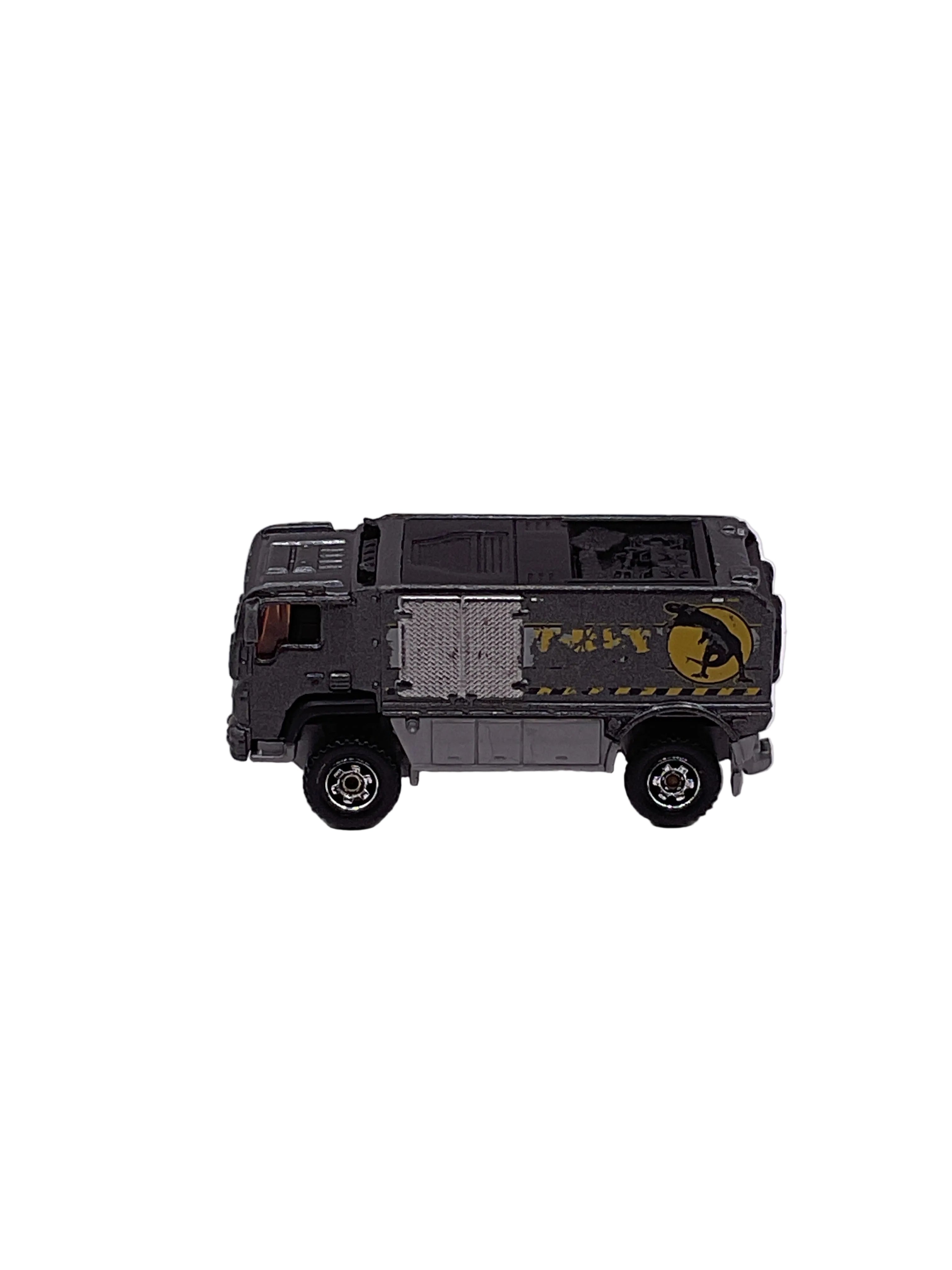Matchbox Desert Thunder V-16 T-Rex Transporter Diecast Grey