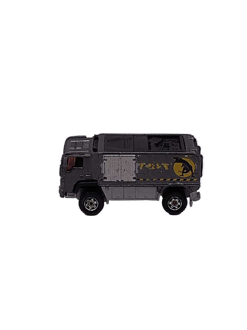 Matchbox Desert Thunder V-16 T-Rex Transporter Diecast Grey