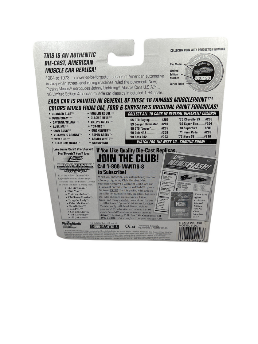 Johnny Lightning 1969 Eliminator Diecast