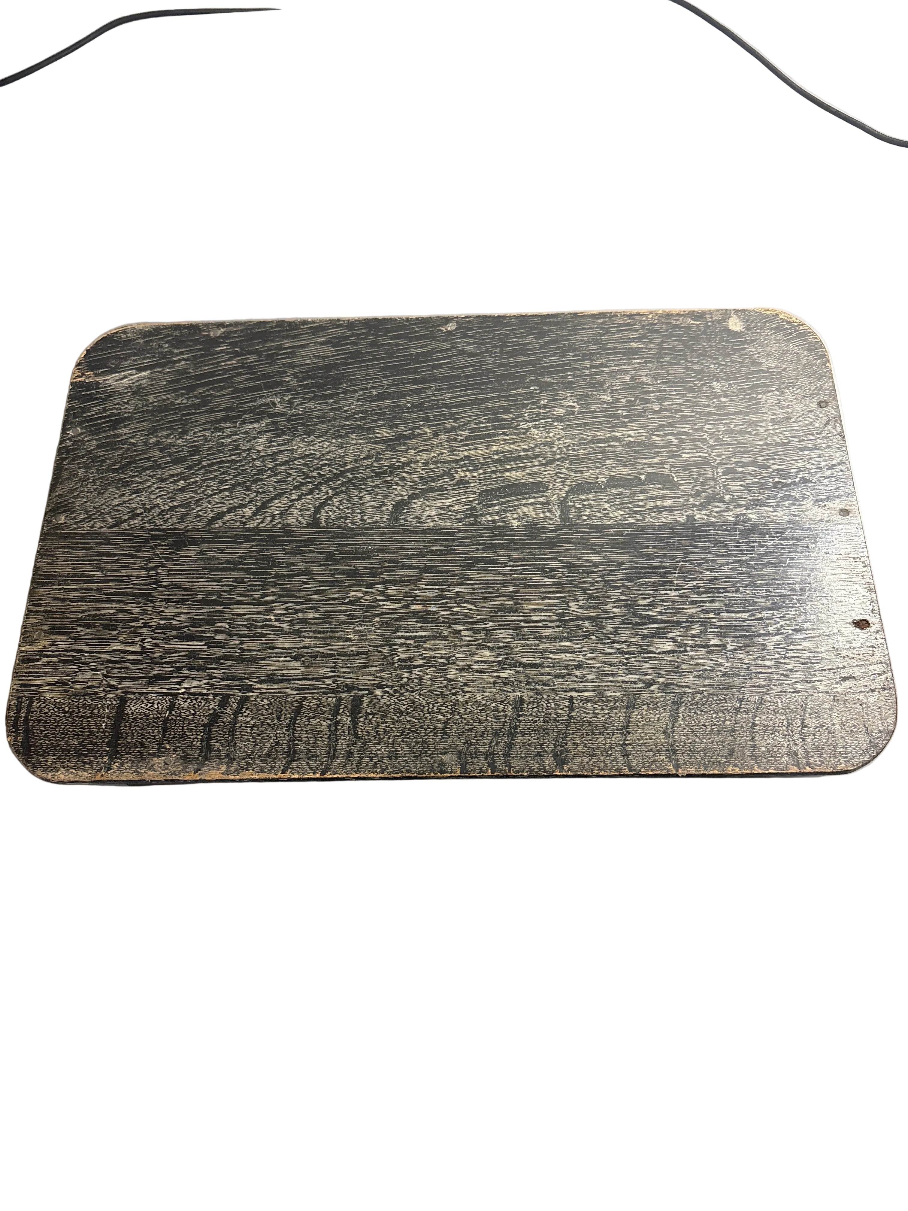 Mid Century Rectangular Serving Tray black