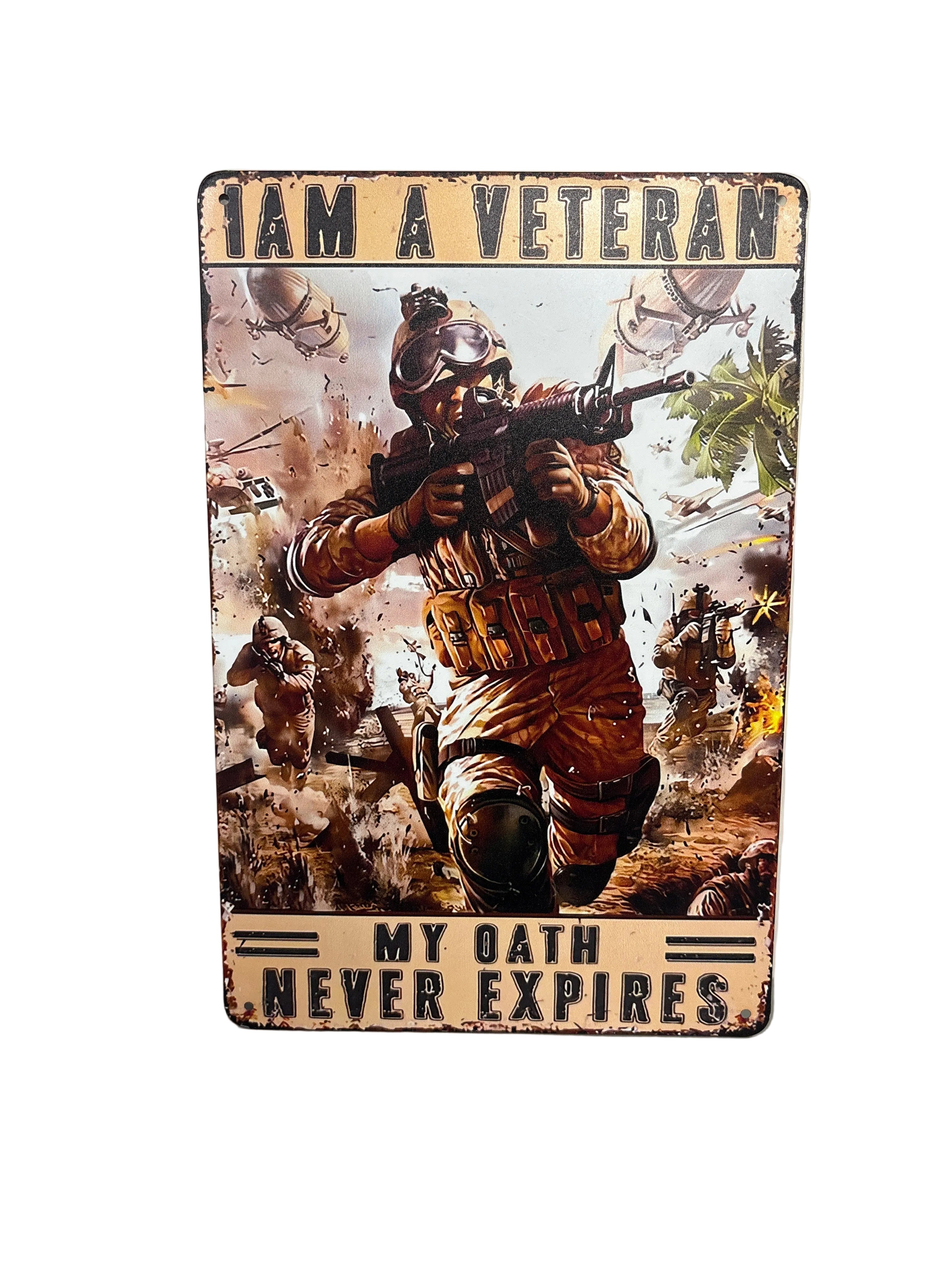 I Am A Veteran Sign