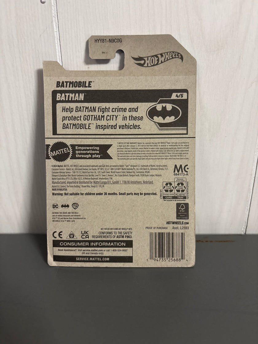 Hot Wheels Batmobile Diecast black