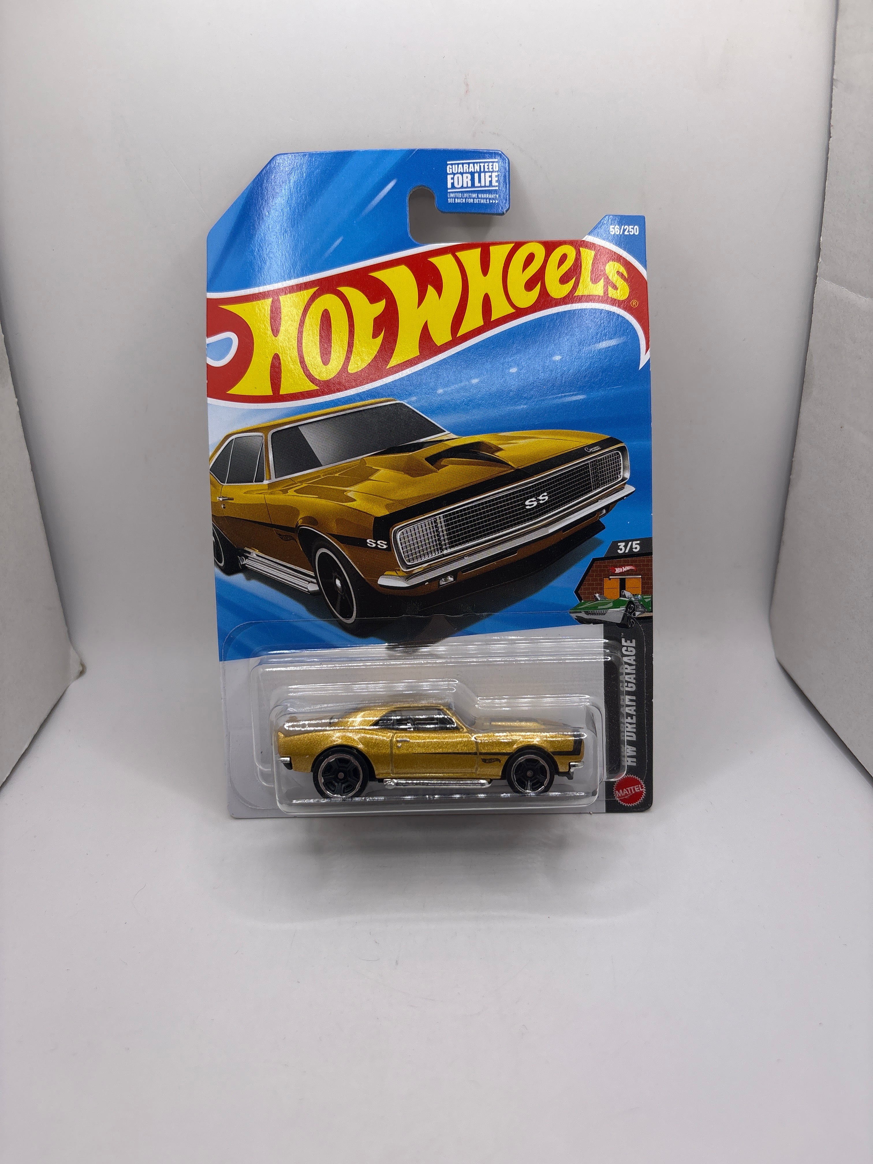 Hot Wheels 67 Camaro Diecast gold