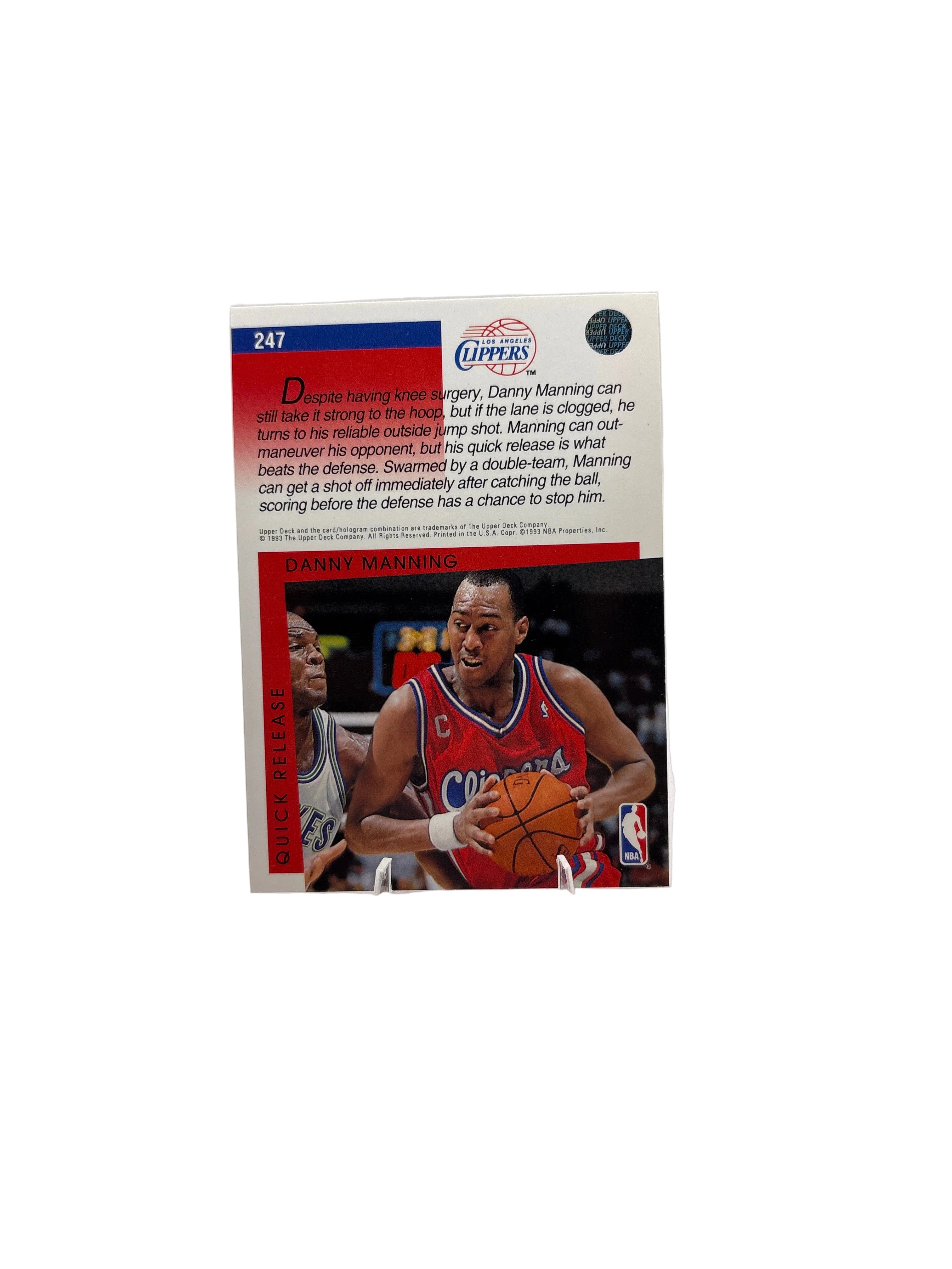 Upper Deck Danny Manning
