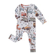 PoshTOT Vehicles Bamboo Baby Convertible Zippy Romper