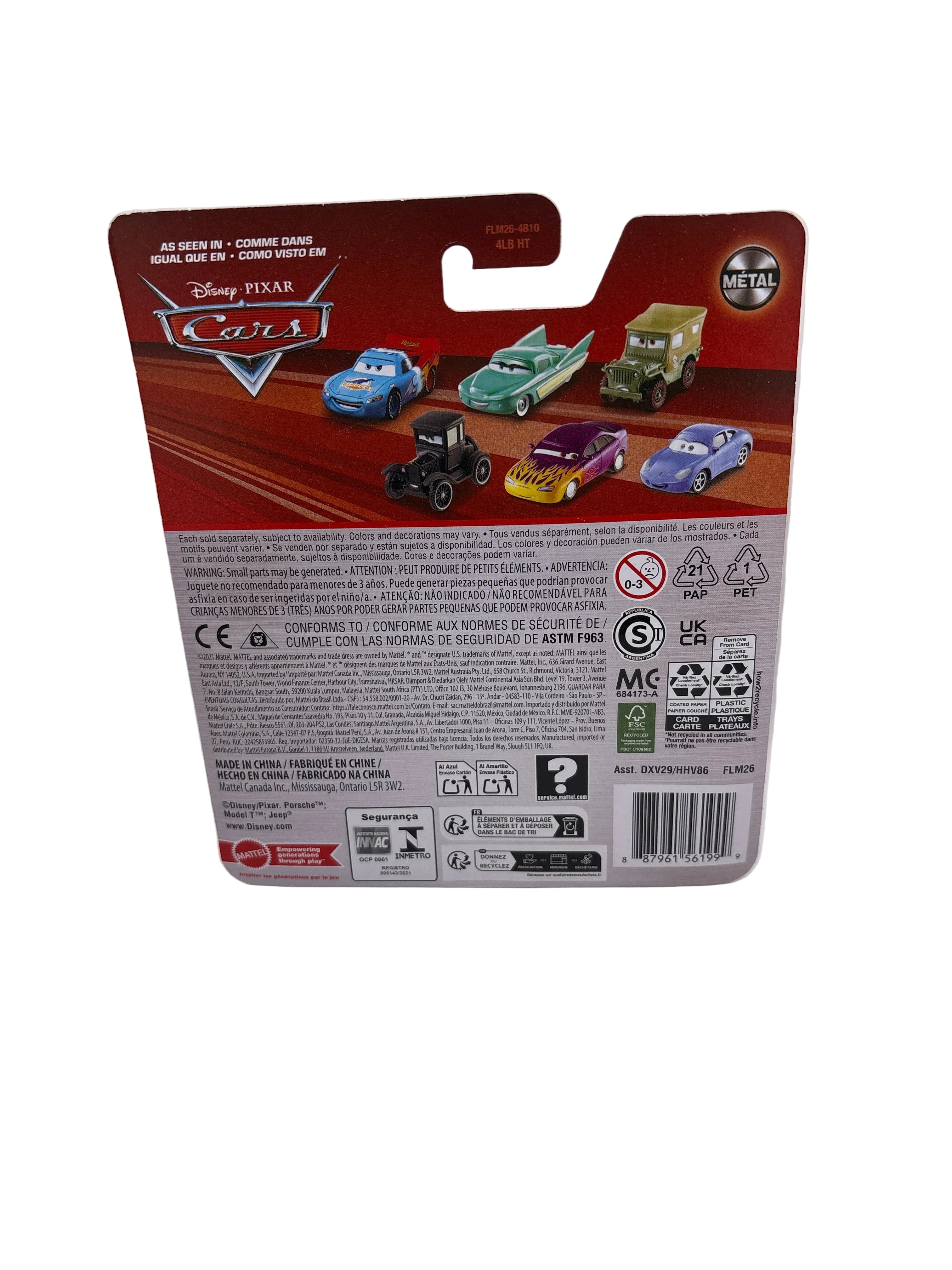 Disney Pixar Cars Lightning McQueen Diecast red