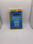 Caution Mood Swings In Progress Sign blue