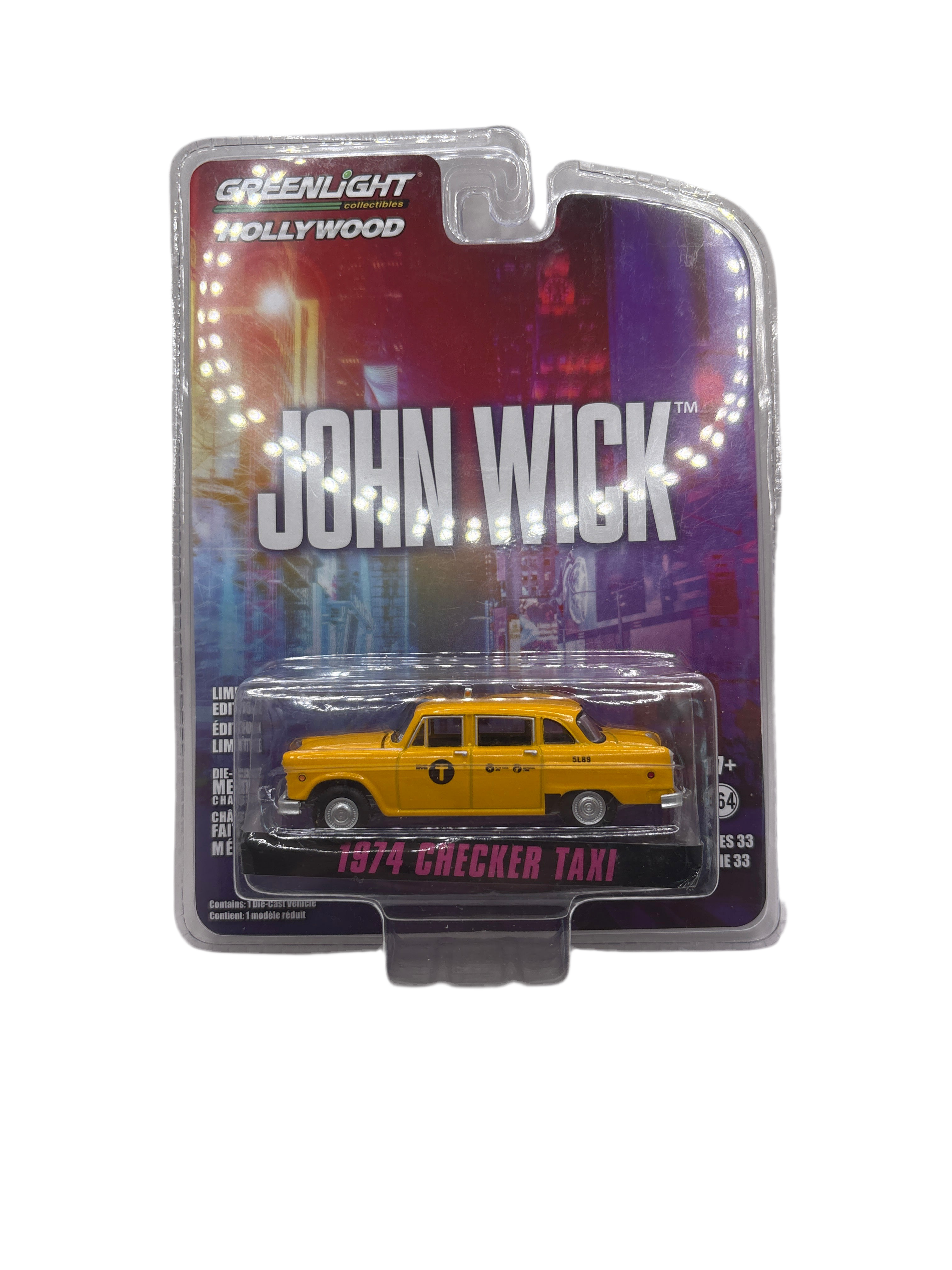 Greenlight 1974 Checker Taxi Diecast