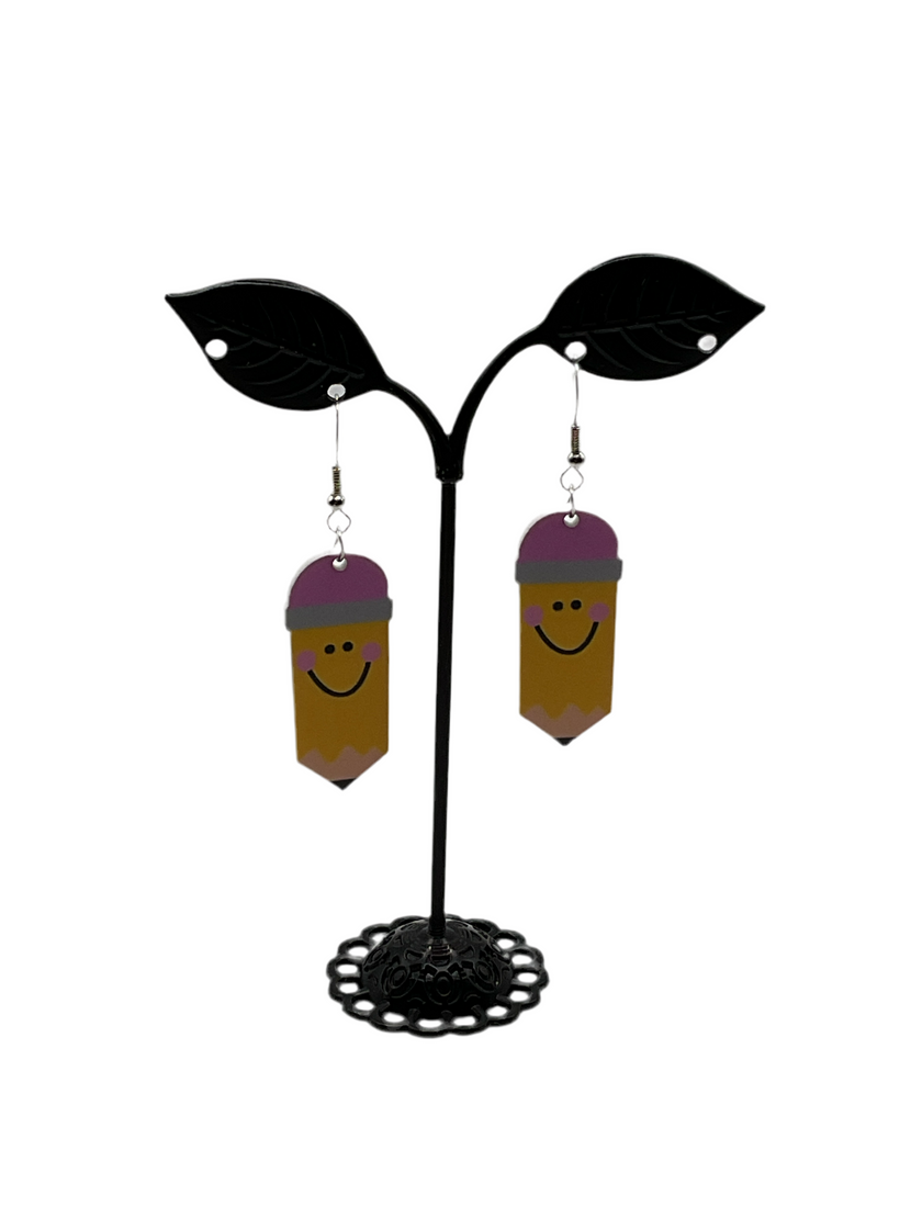 Pencil earings