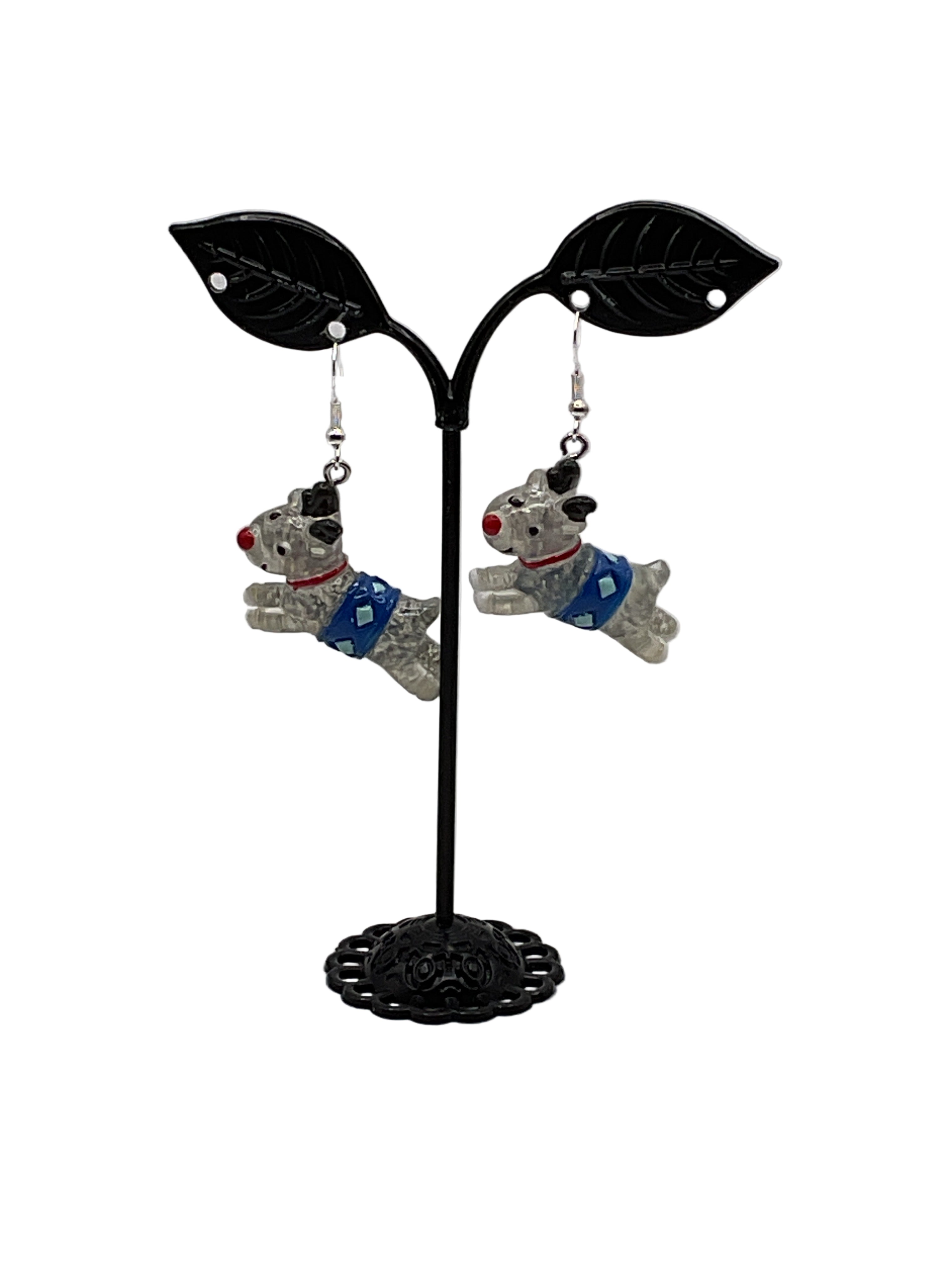 Glittery Christmas Earrings