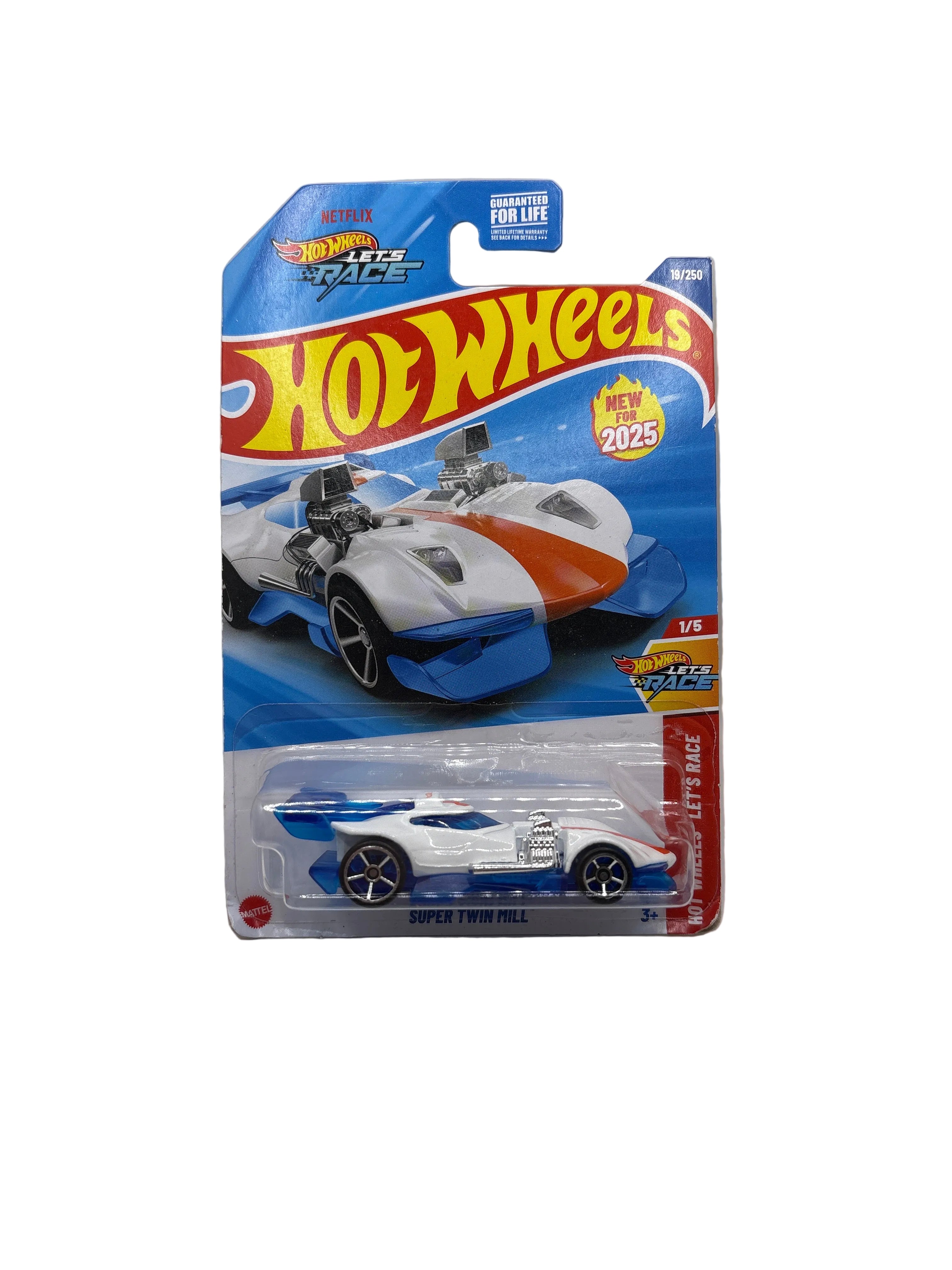 Hot Wheels Super Twin Mill Diecast white