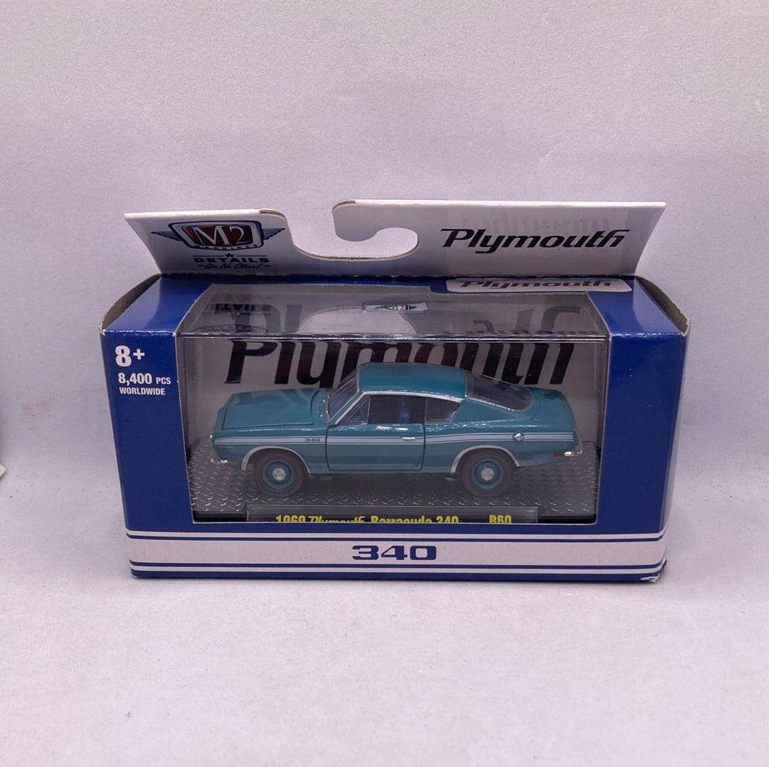 M2 1969 Plymouth Barracuda 340 Diecast