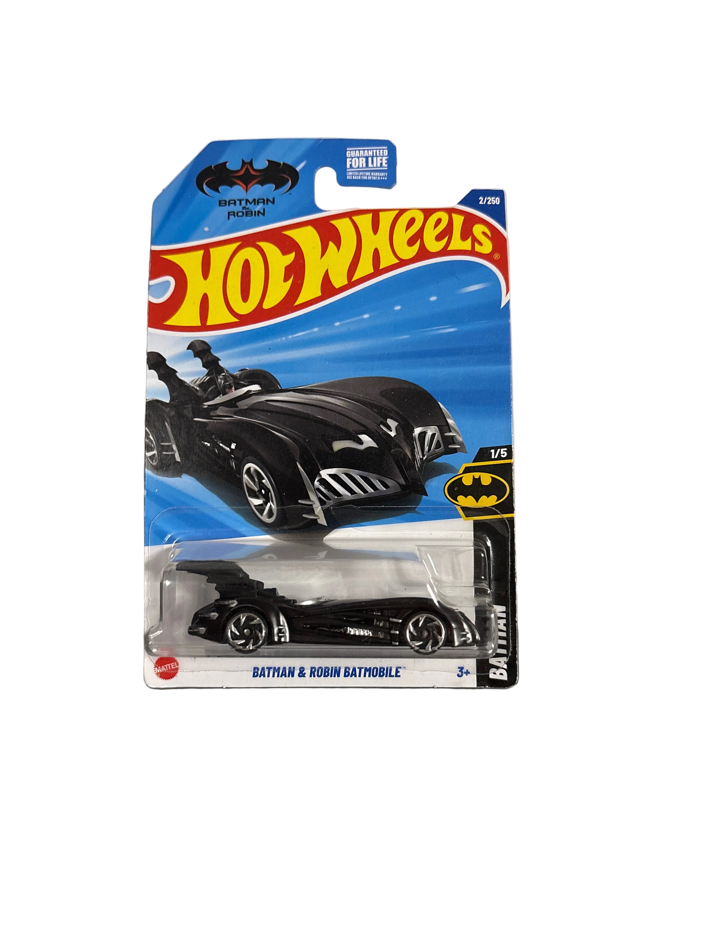 Hot Wheels Batman & Robin Batmobile Diecast black