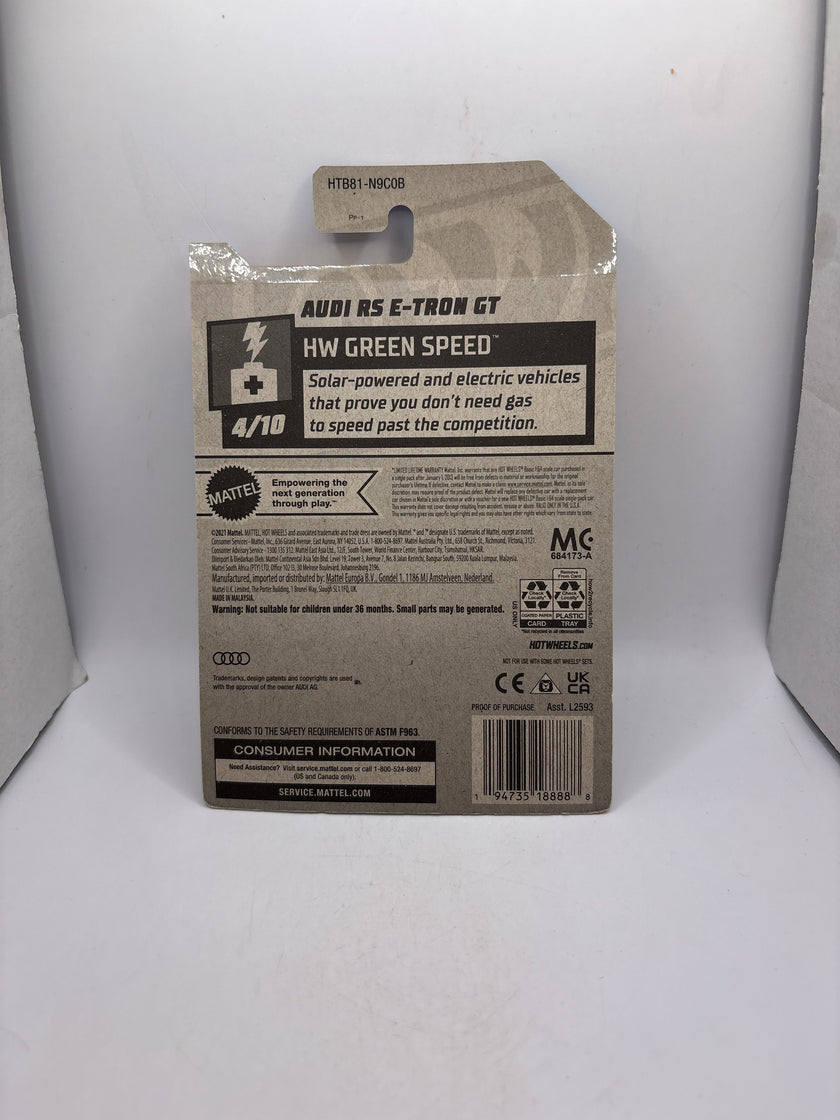 Hot Wheels Audi RS E-Tron GT Diecast