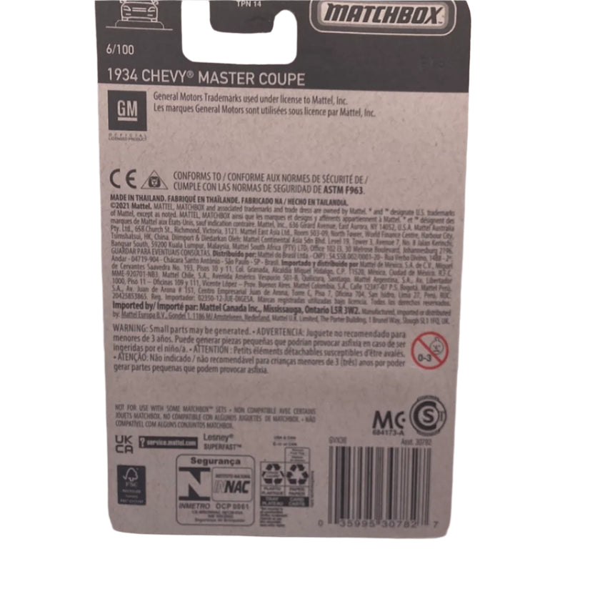 Matchbox 1934 Chevy Master Coupe