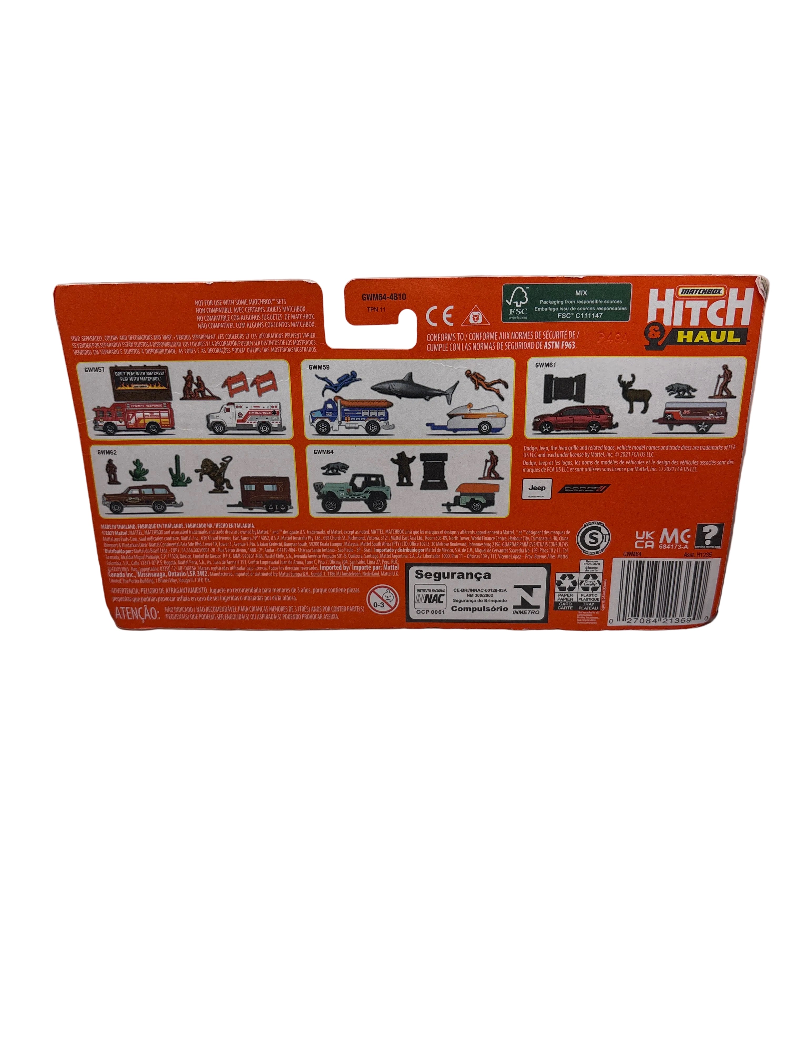 Matchbox Jeep 4x4 MBX Off-Road Diecast gray