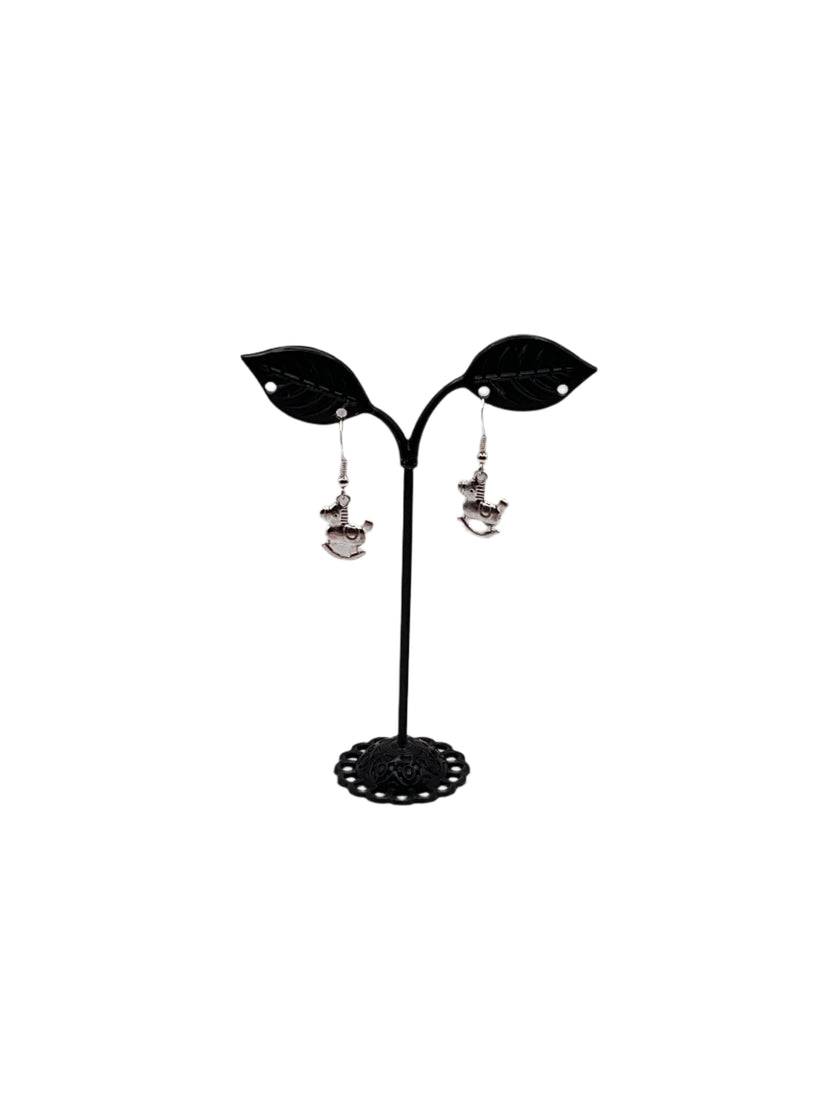 Rocking horse earrings