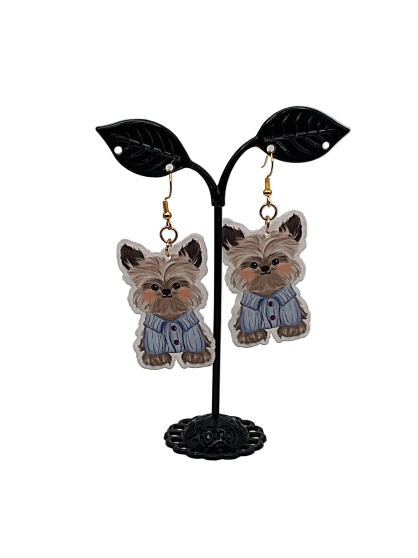 Designer Pup Earrings