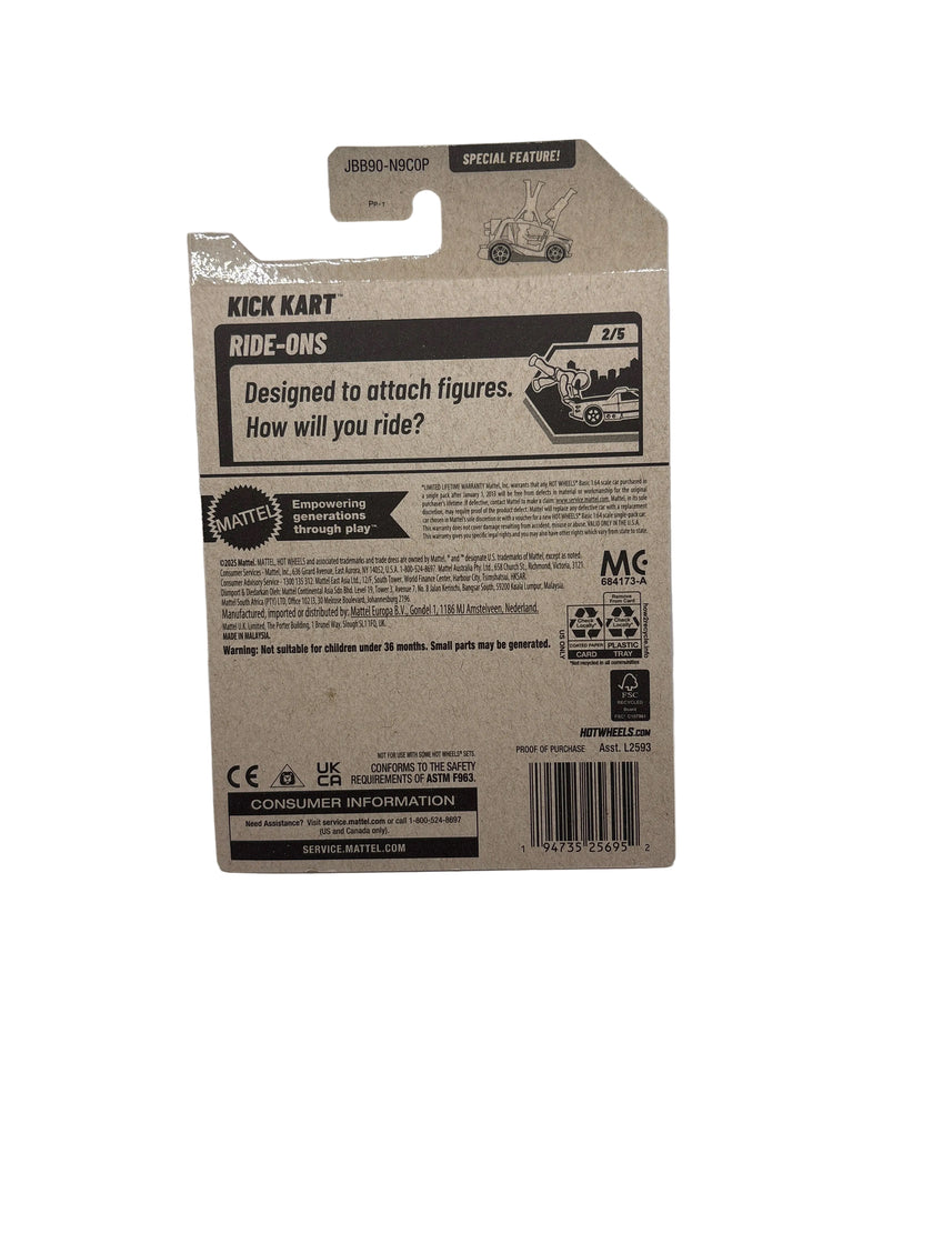 Hot Wheels Kick Kart Diecast black
