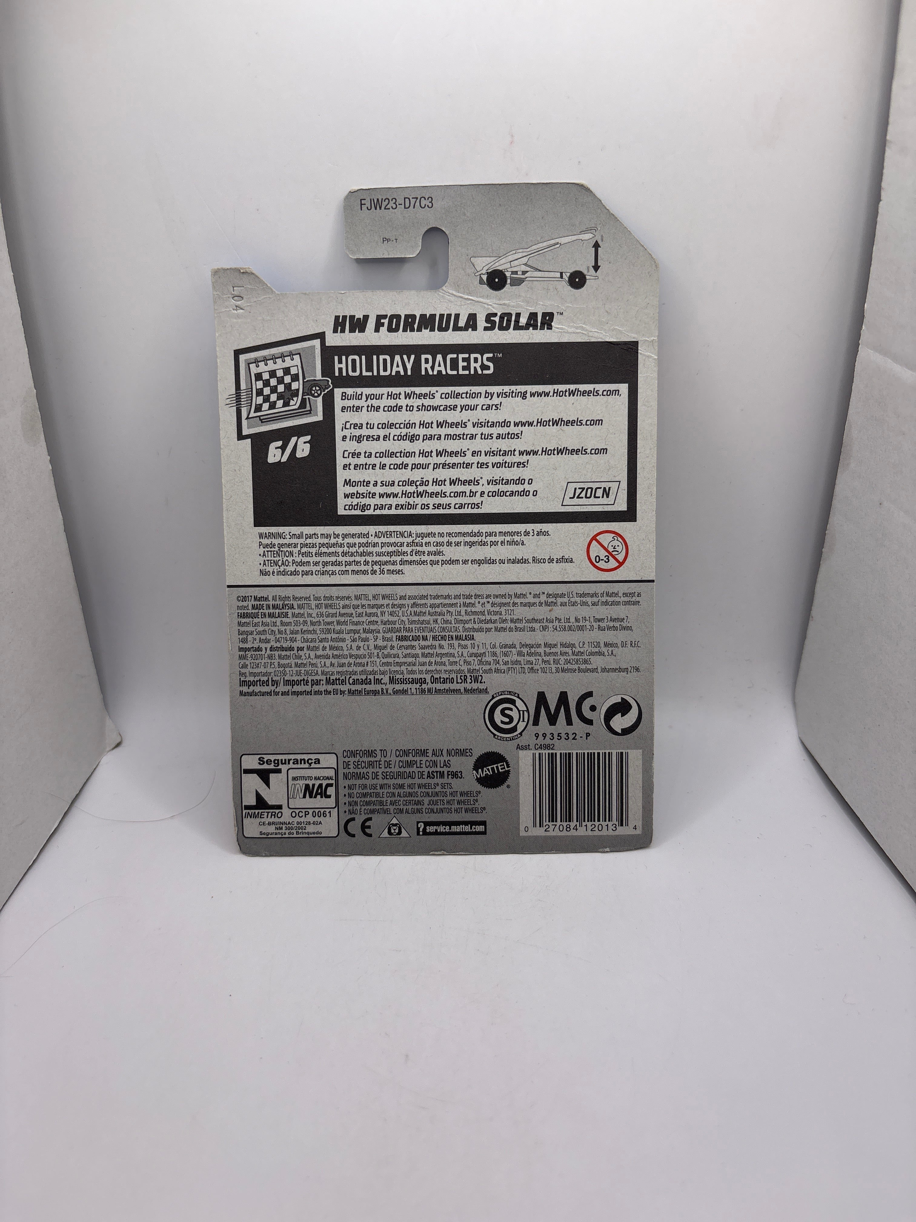 Hot Wheels HW Formula Solar Diecast