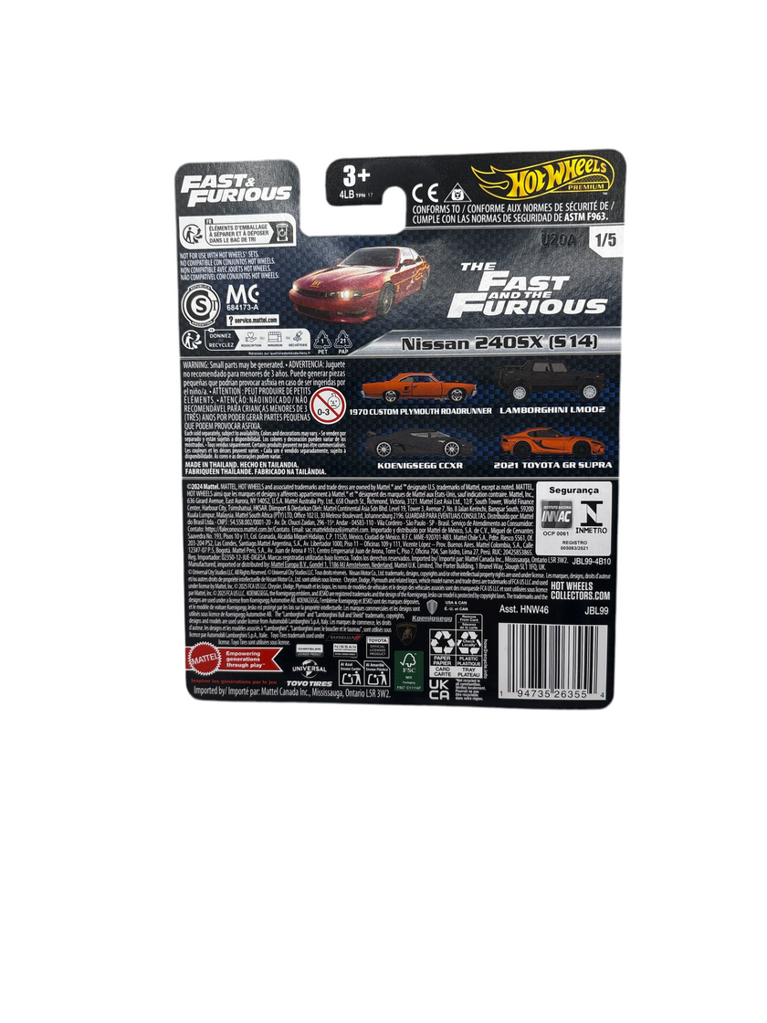 Hot Wheels Nissan 240SX (S14) Diecast