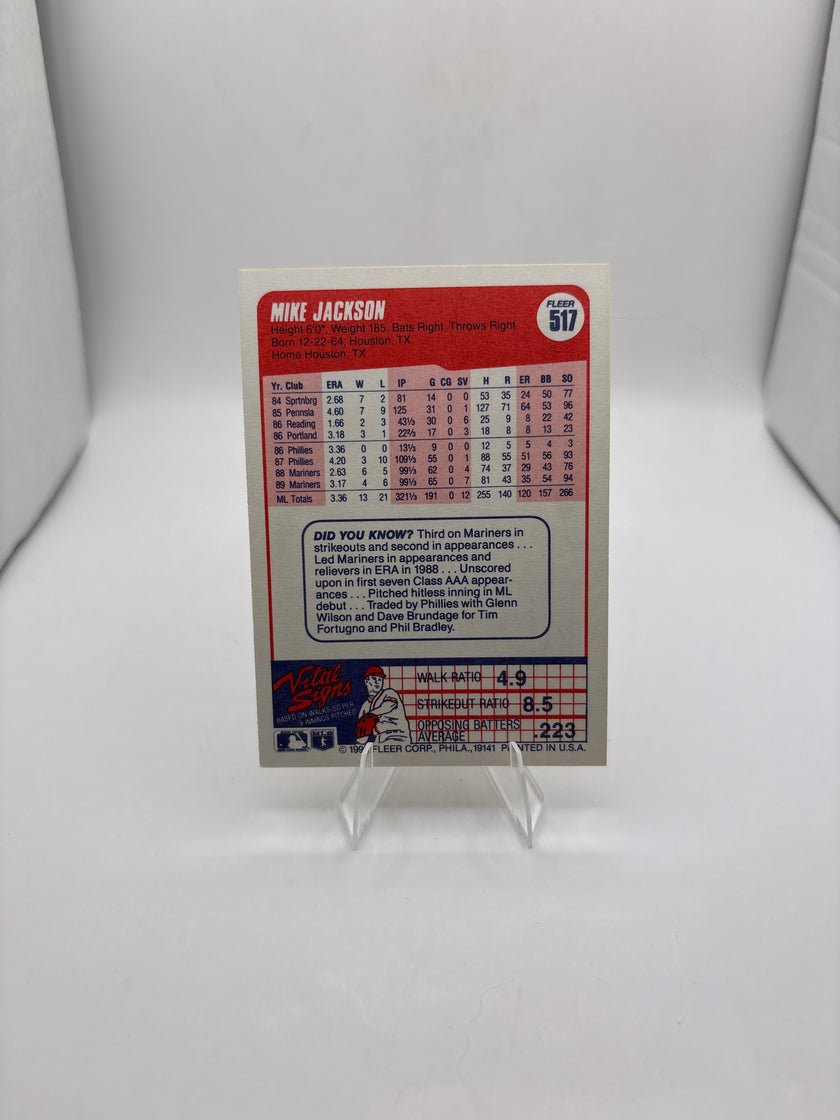 Fleer Mike Jackson