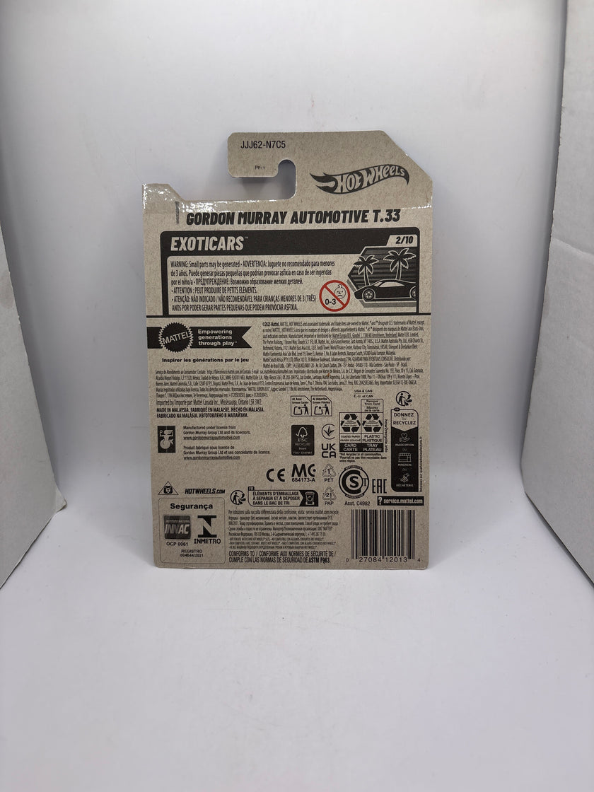 Hot Wheels Gordon Murray Automotive T.33 Diecast
