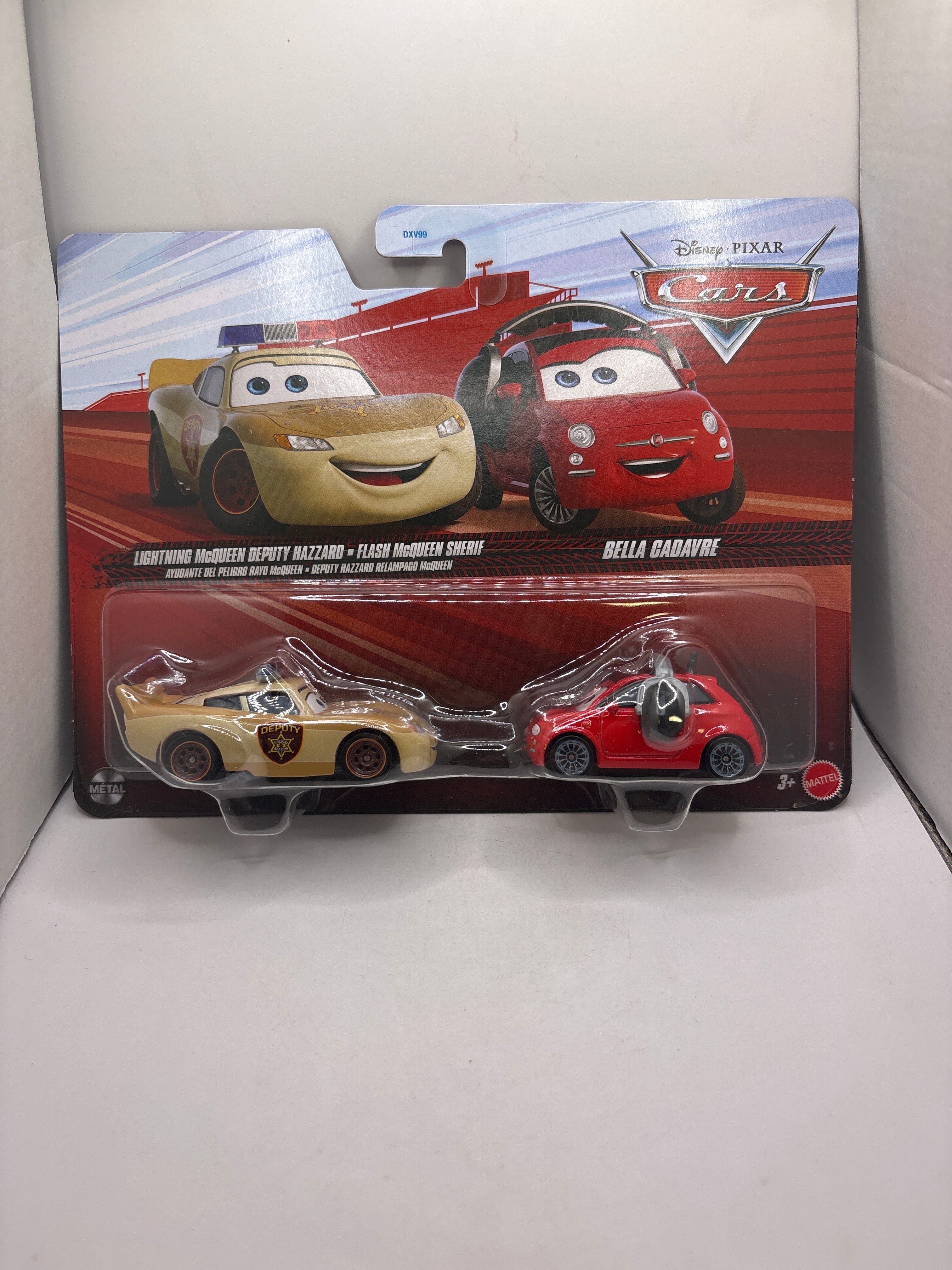 Disney Pixar Cars Lightning McQueen Deputy Hazzard Bella Cadavre Diecast multi color