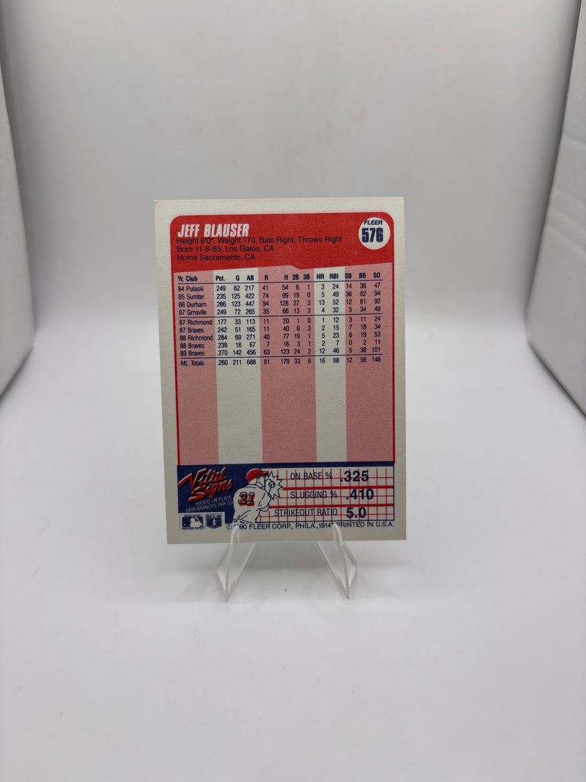 Fleer Jeff Blauser