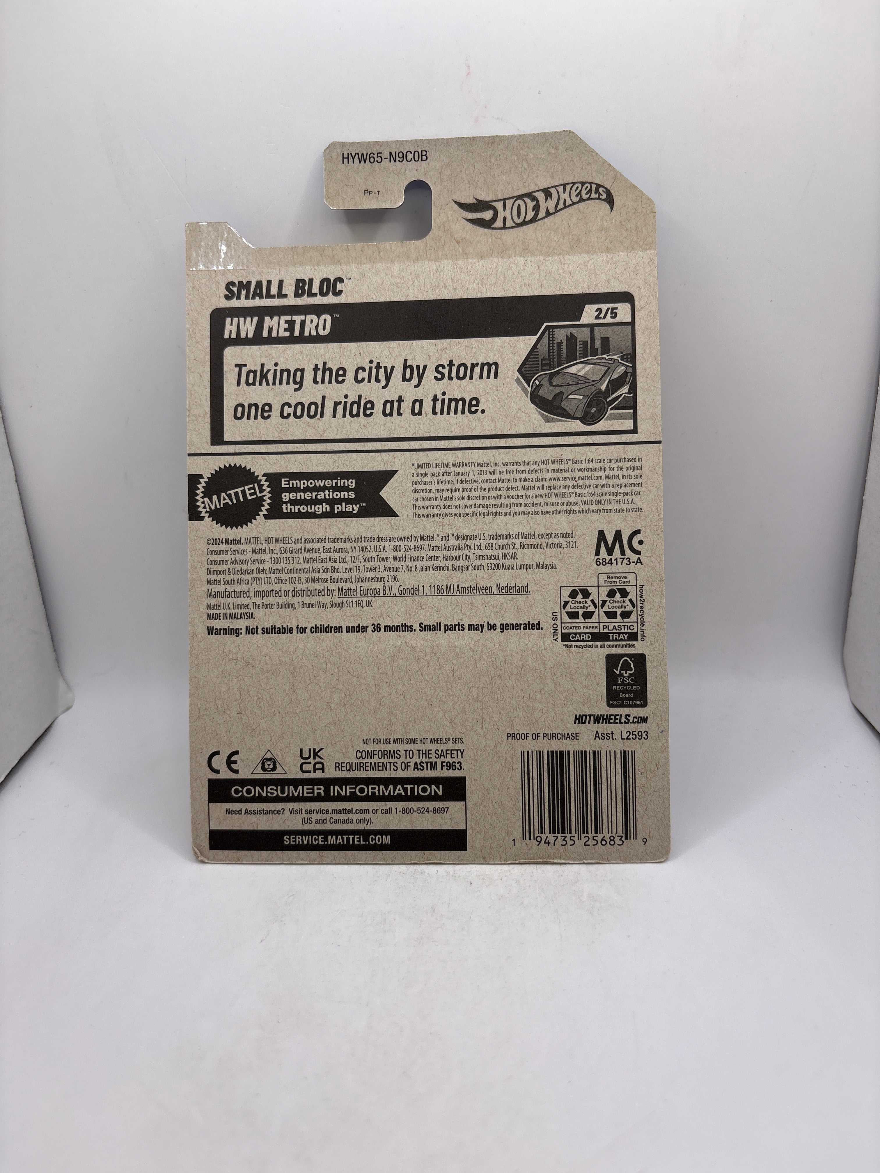 Hot Wheels Small Bloc Diecast