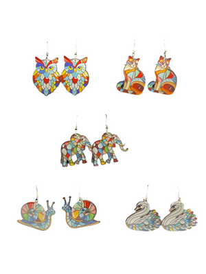 Stained- Glass Earrings