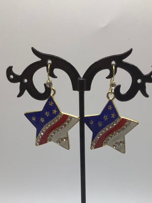 Americana Star Earrings