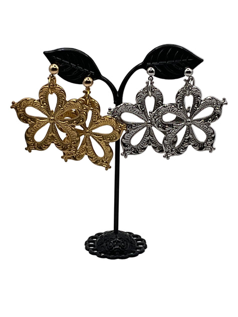Five Petal Flower Earrings