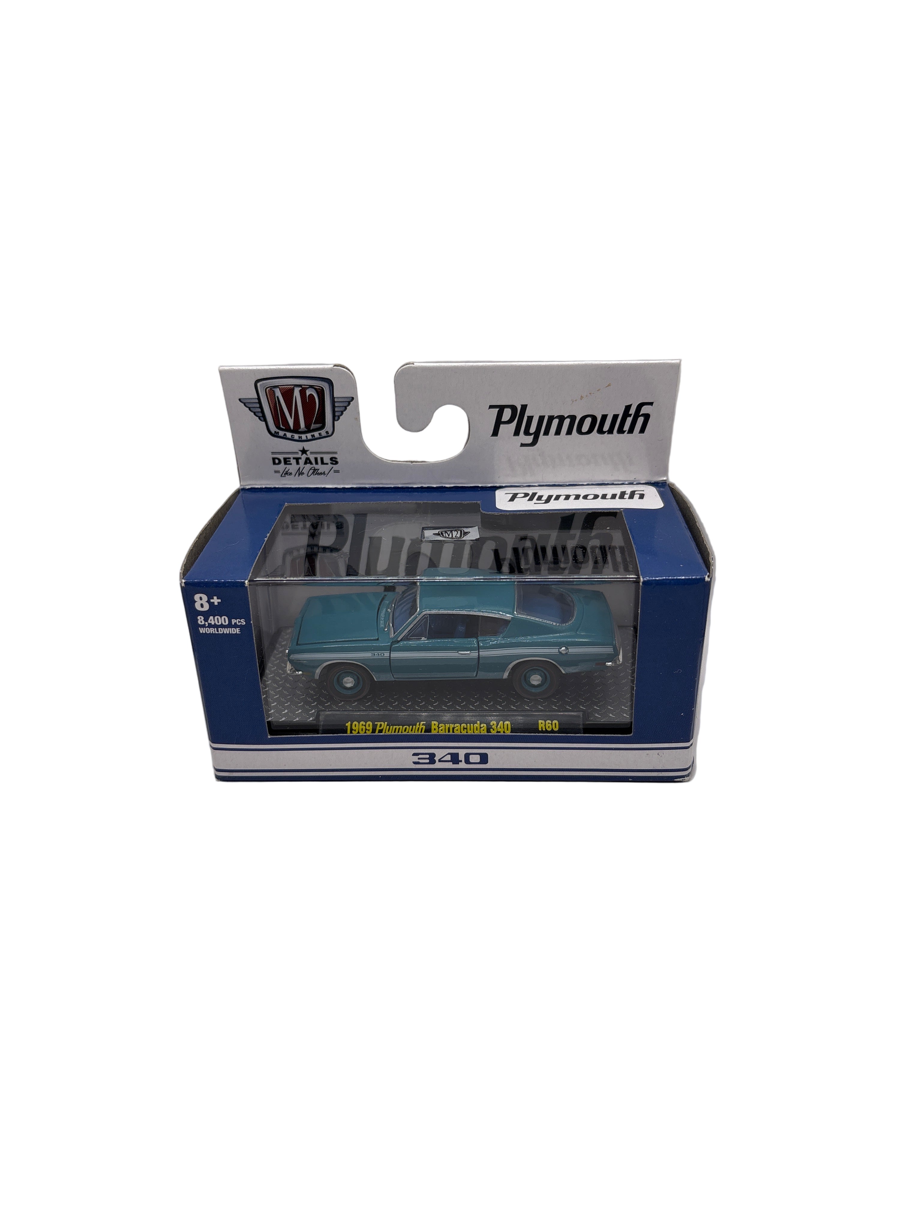 M2 1969 Plymouth Barracuda 340 Diecast