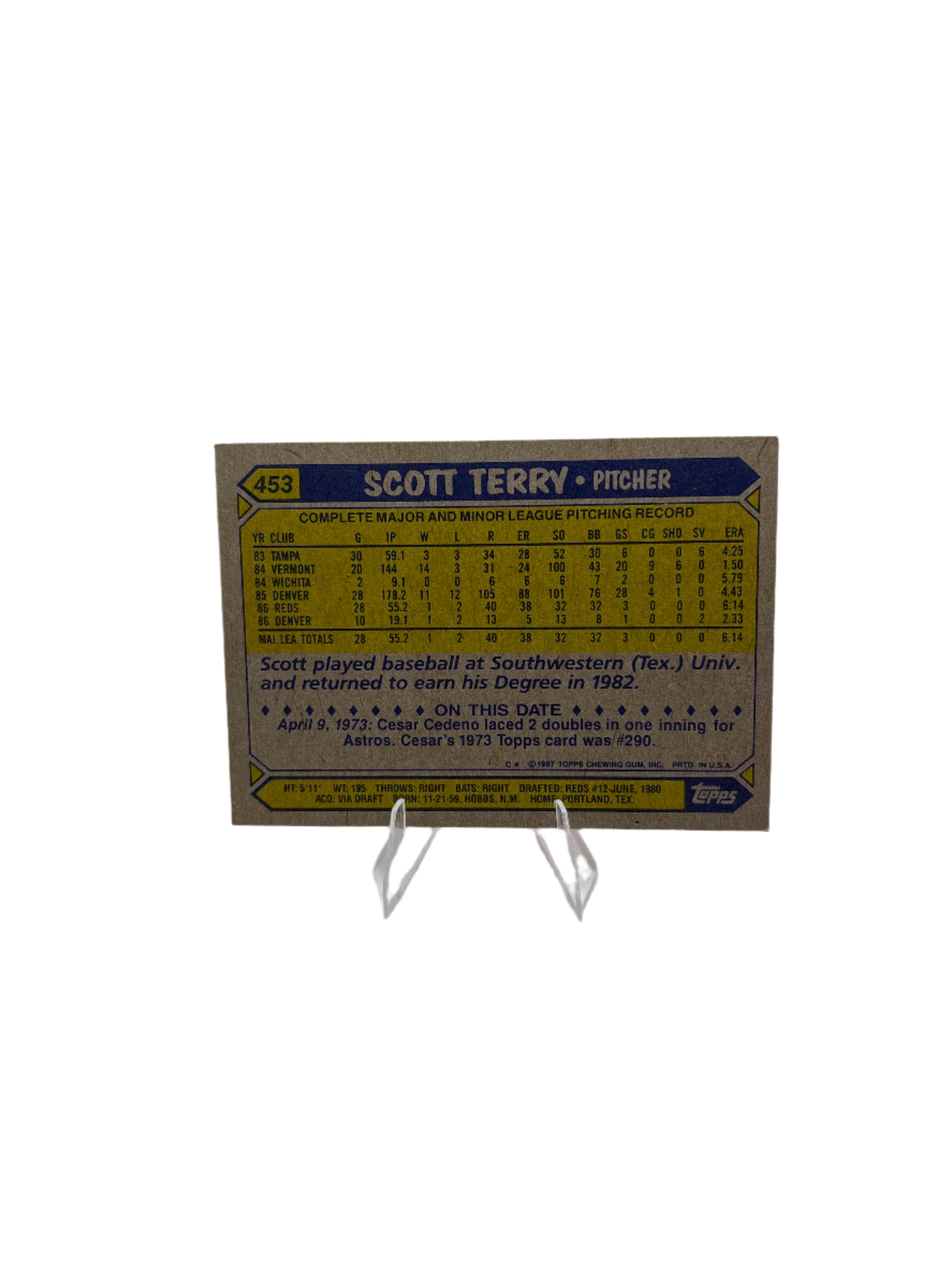 Topps Scott Terry
