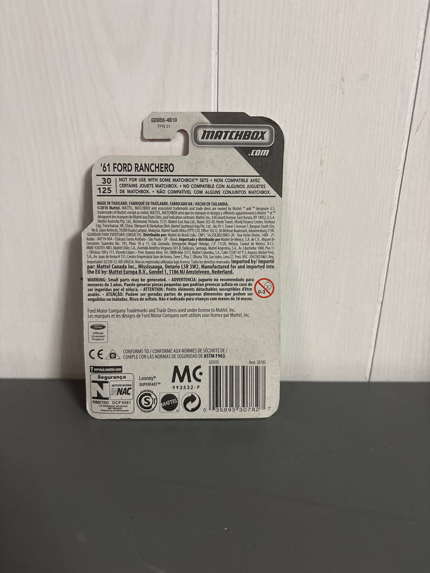 Matchbox 61 Ford Ranchero Diecast