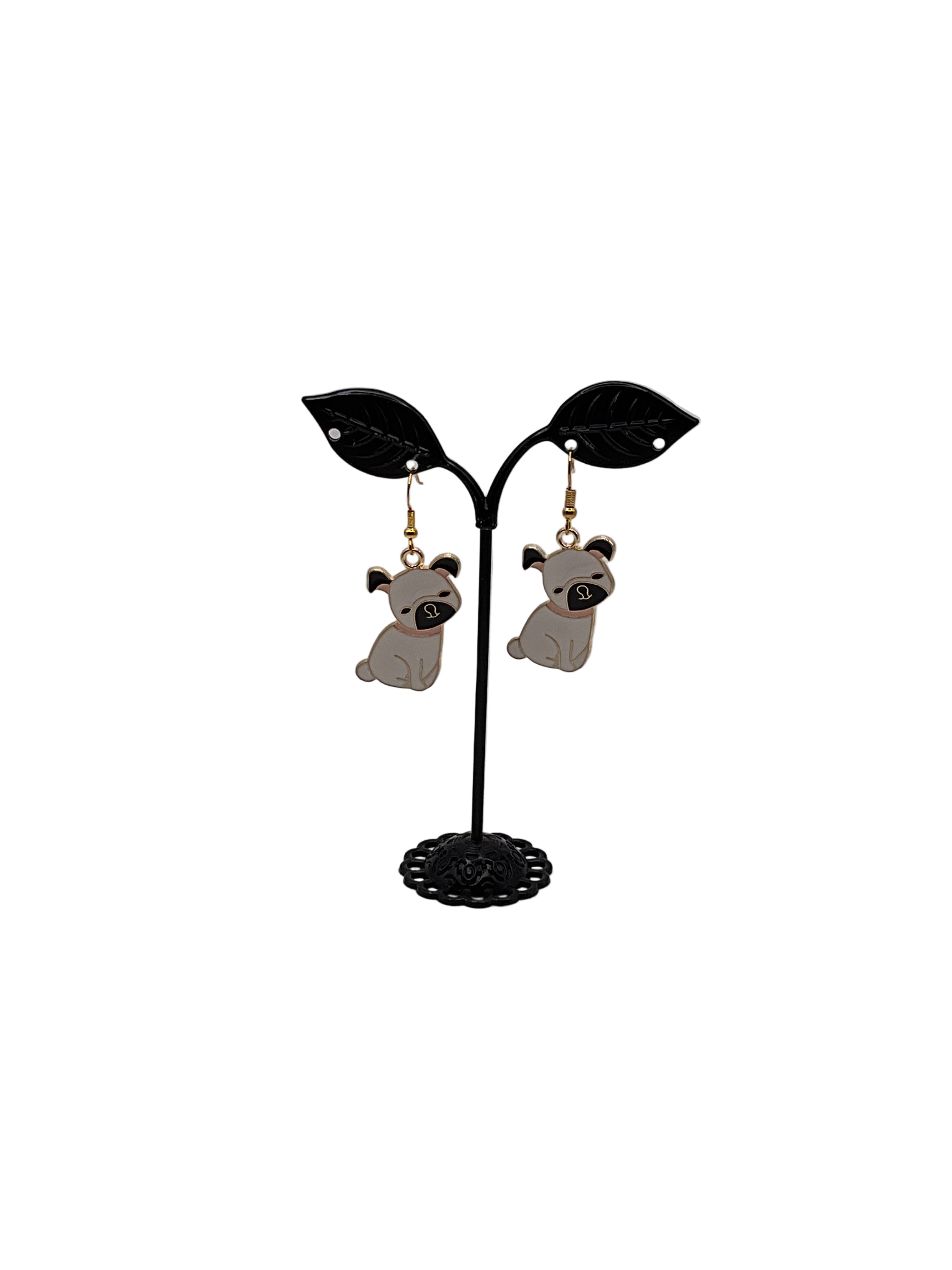 Pug Earrings