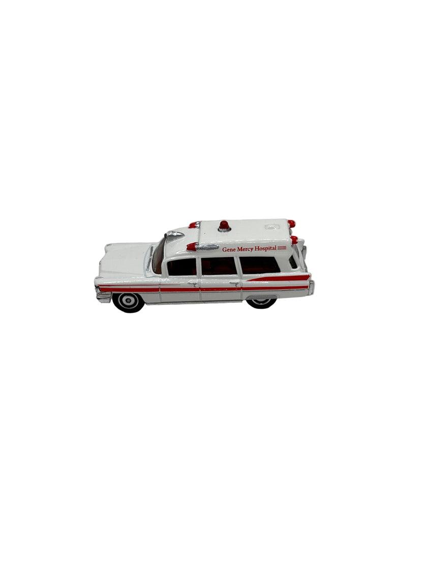 Matchbox 1963 Cadillac Ambulance Diecast white