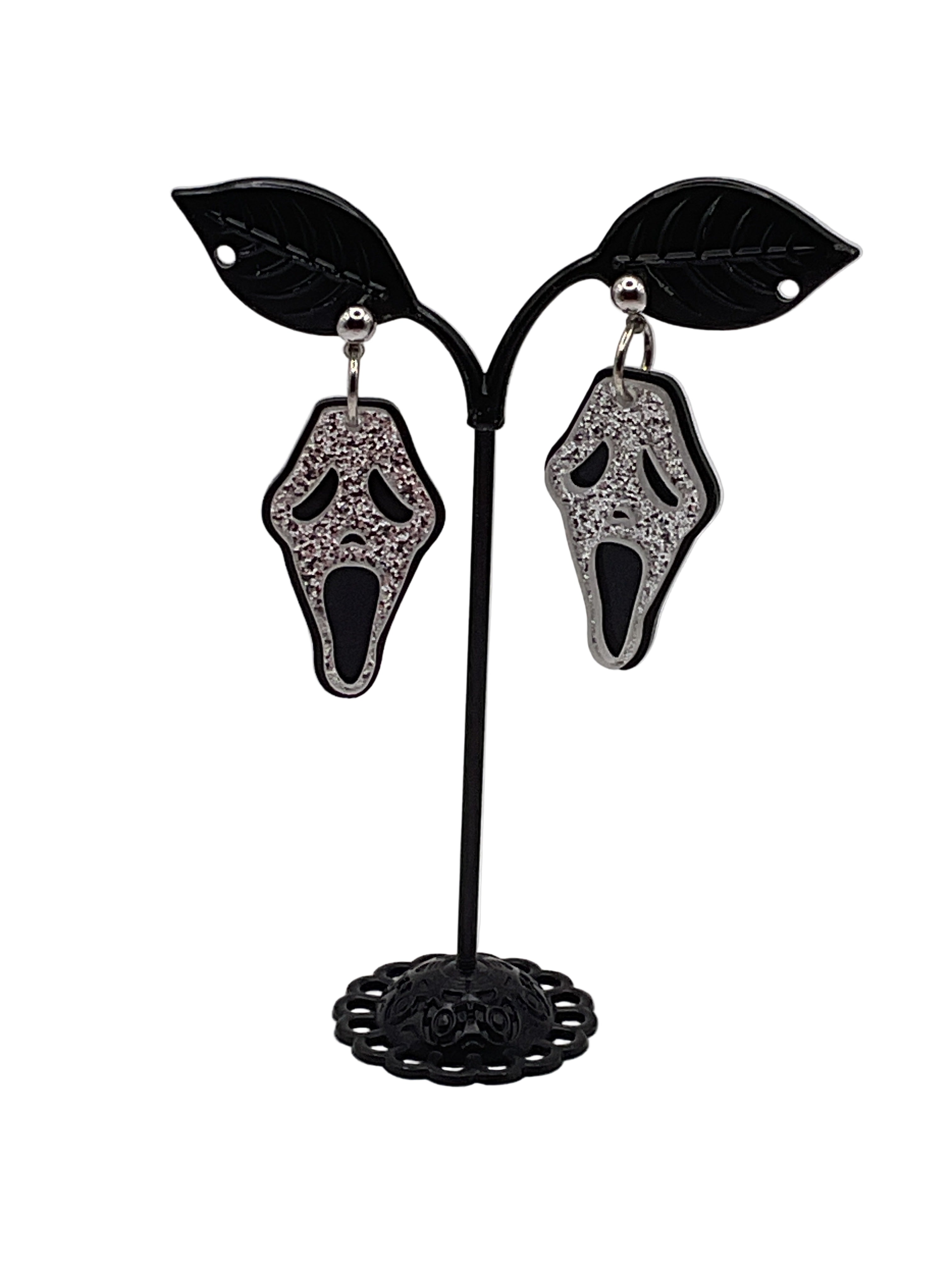 Glitter Scream Earrings