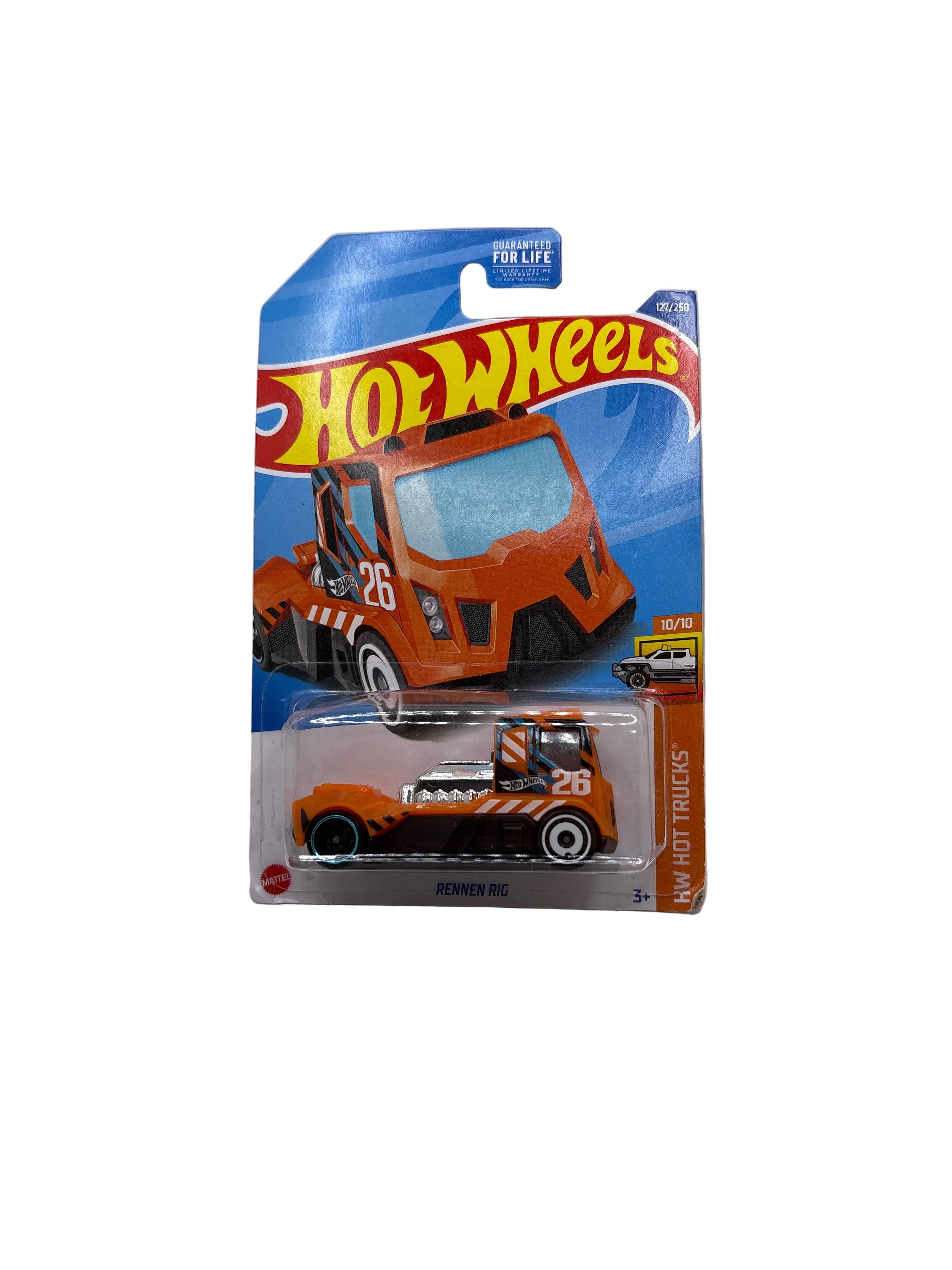 Hot Wheels Rennen Rig Diecast orange