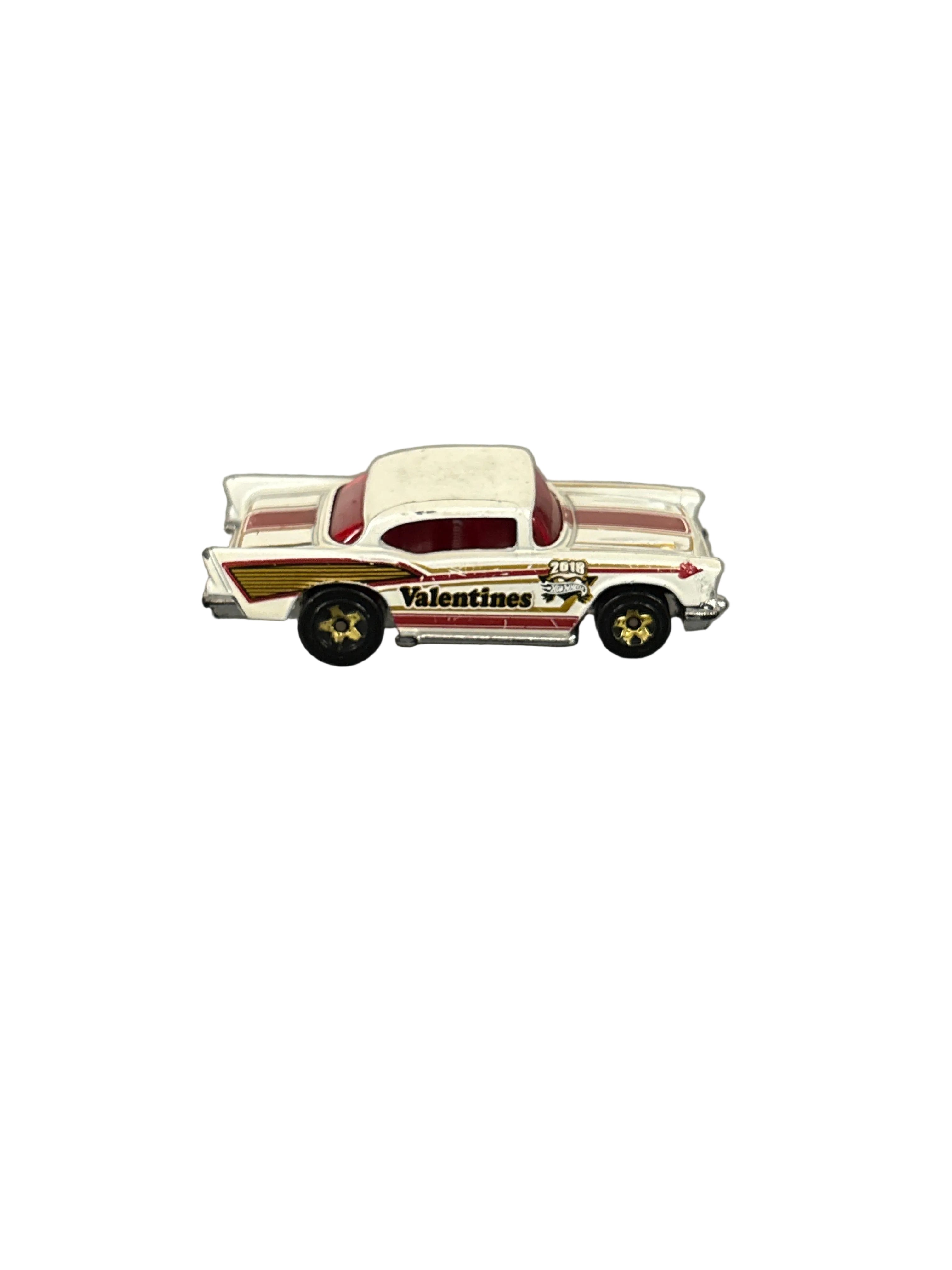 Hot Wheels 57 Chevy Diecast white