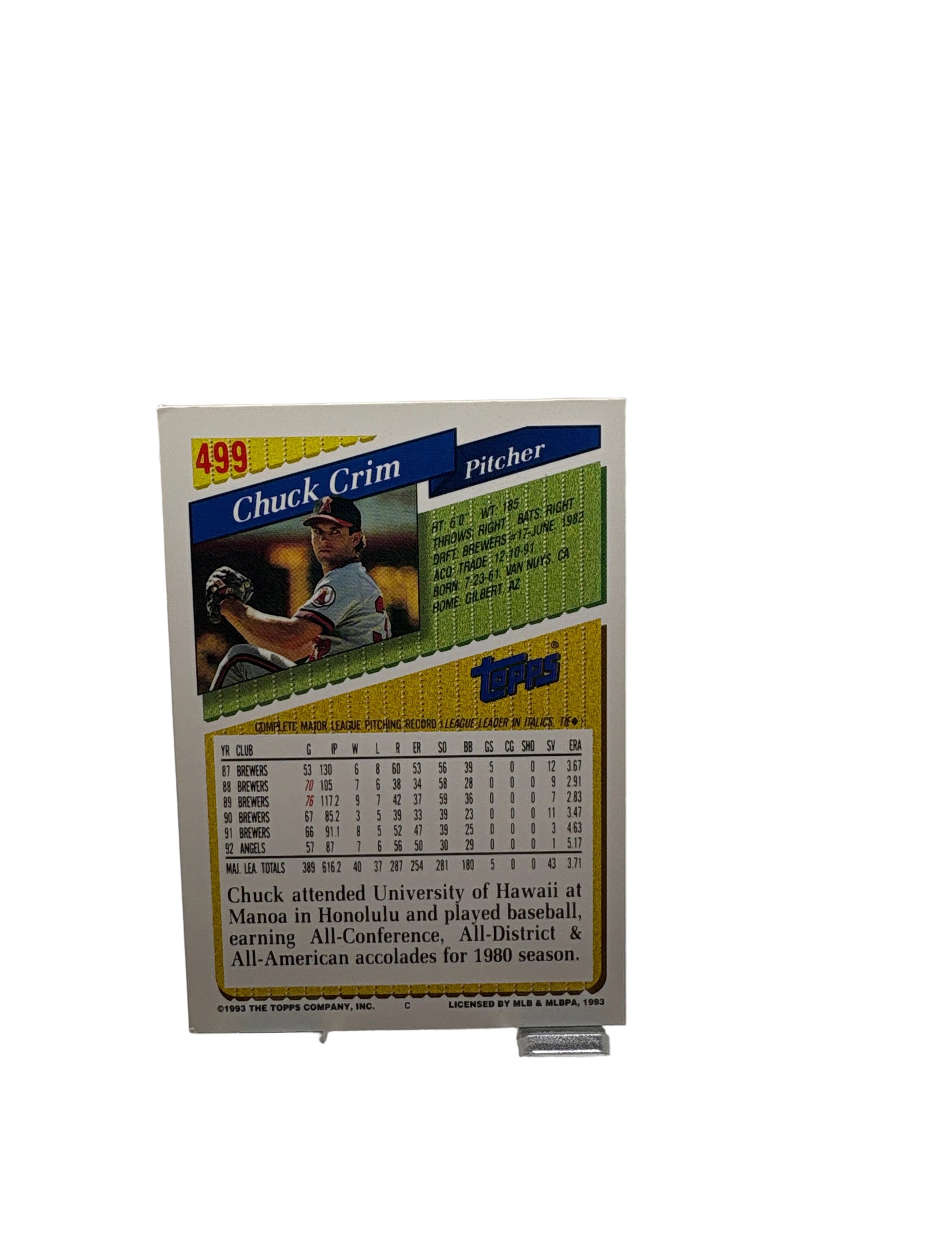 Topps Chuck Crim