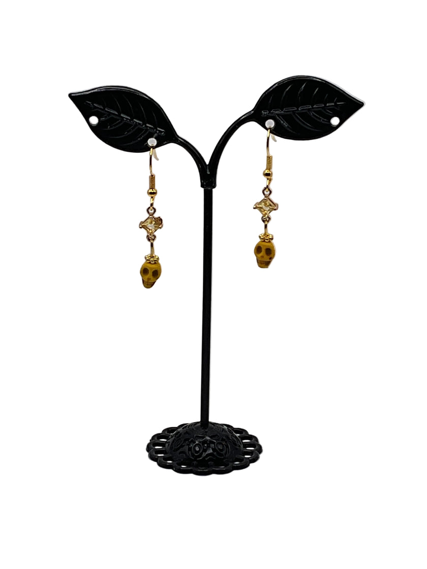 Colorful Tiny Skull Earrings