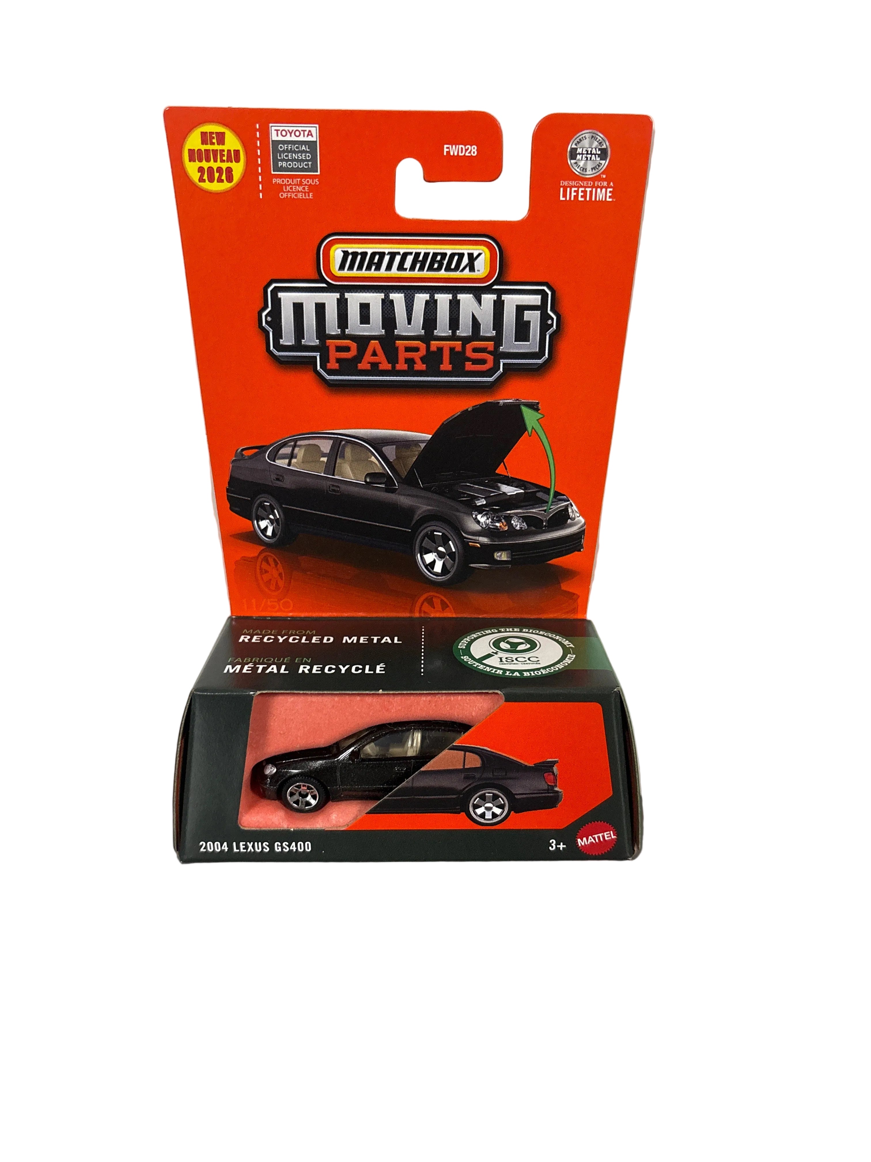 Matchbox 2004 Lexus GS400 Diecast black